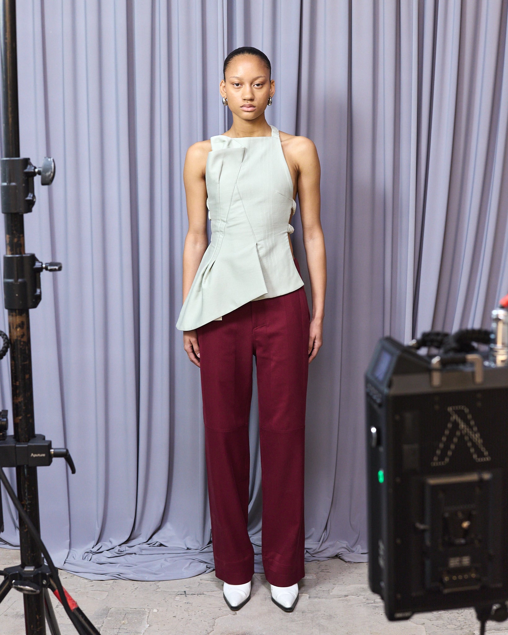 Maya Top Ice Grey – MARTAN