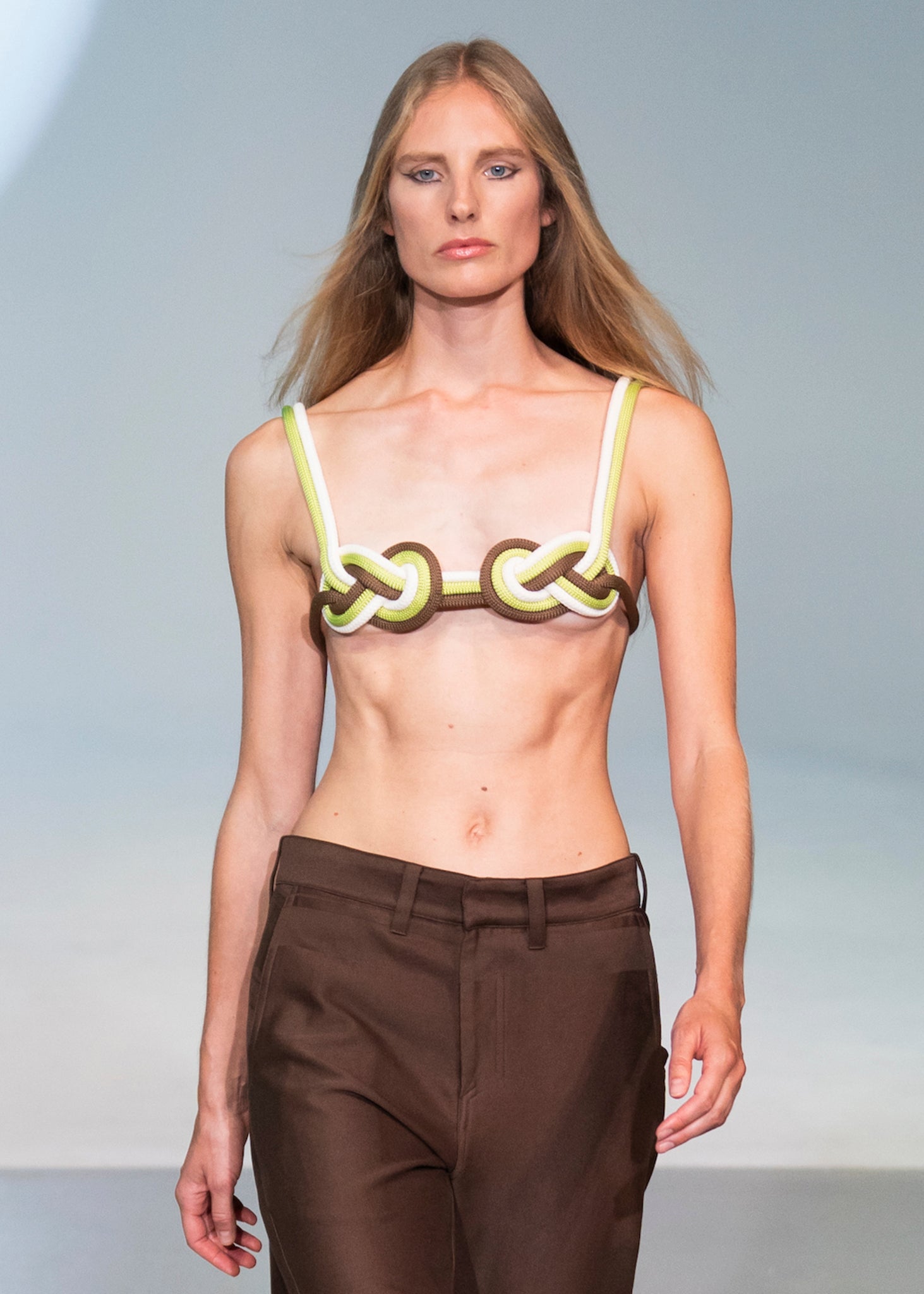 Esmee Knotted Bra Lime Green SS24