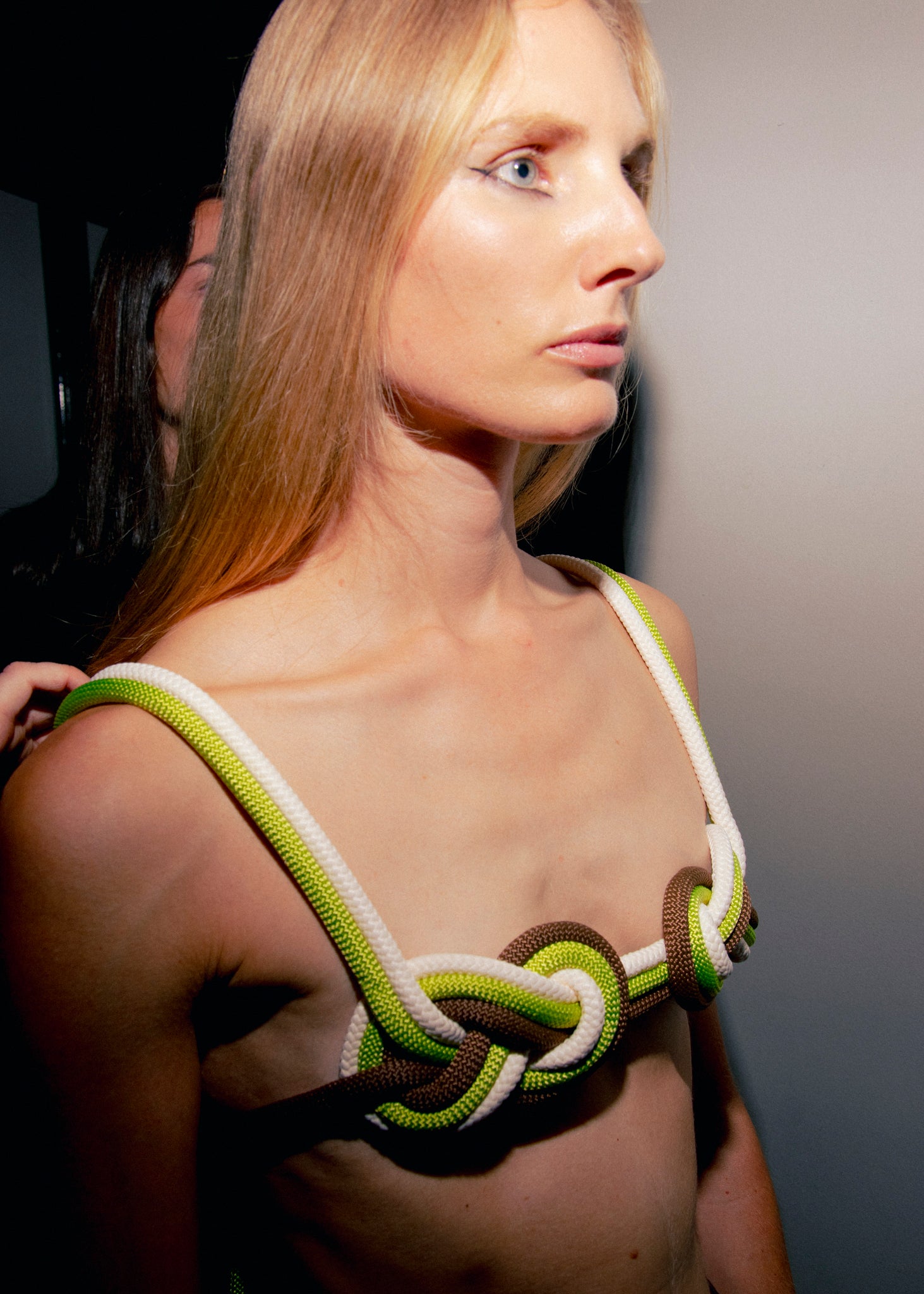 Esmee Knotted Bra Lime Green SS24