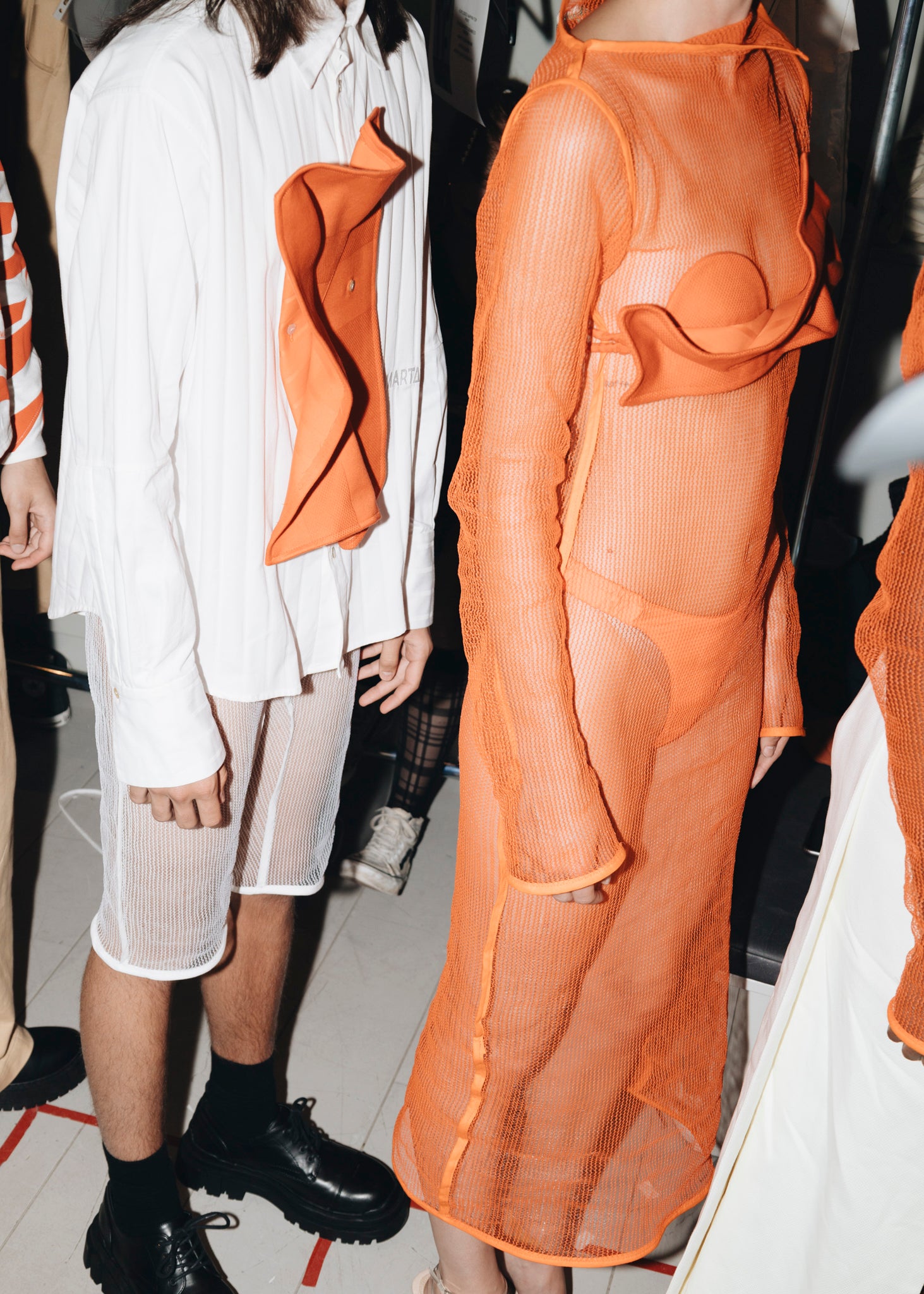 Foss Dress Vermillion Orange SS24