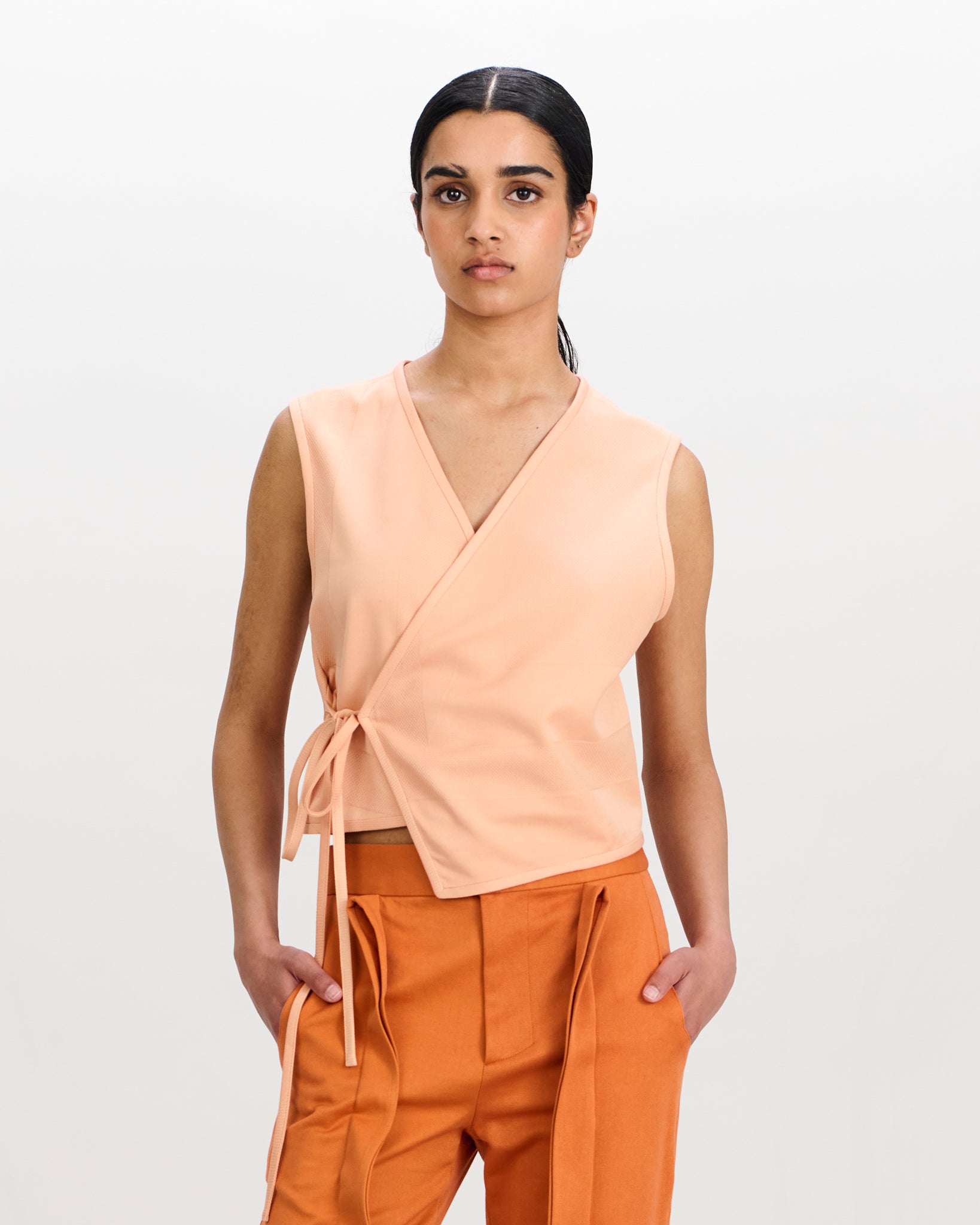 Emma Top Peach Beige