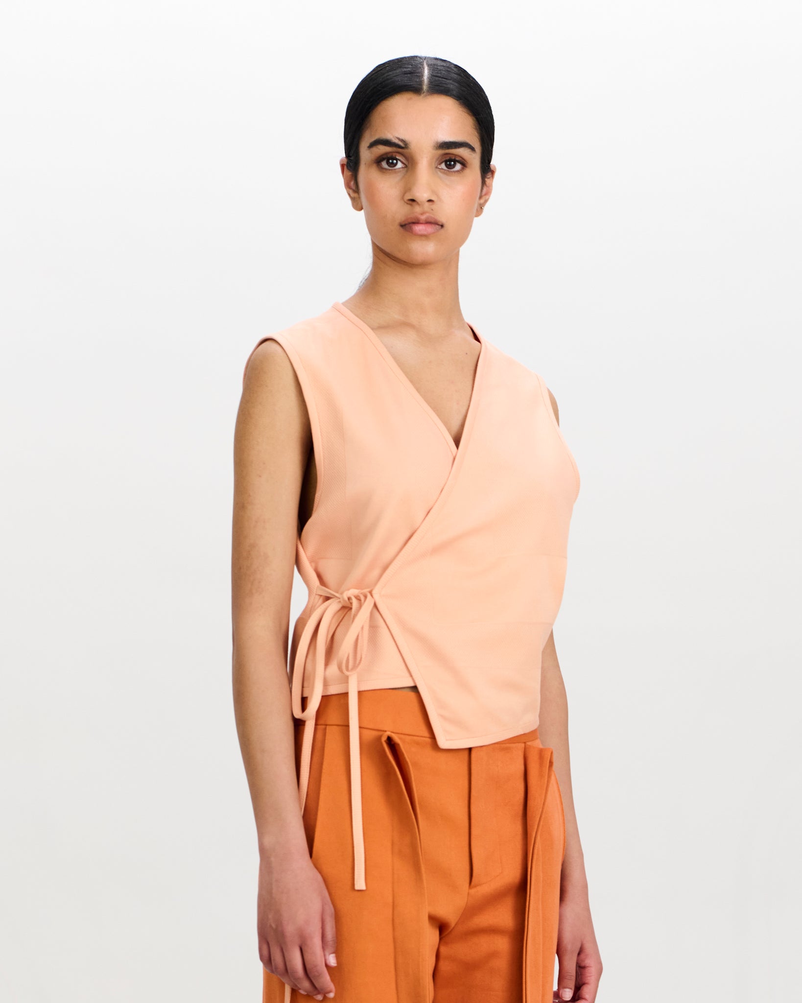 Emma Top Peach Beige