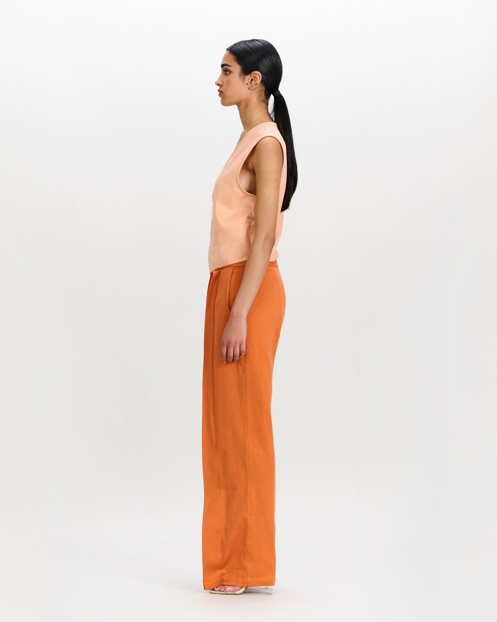 Emma Top Peach Beige