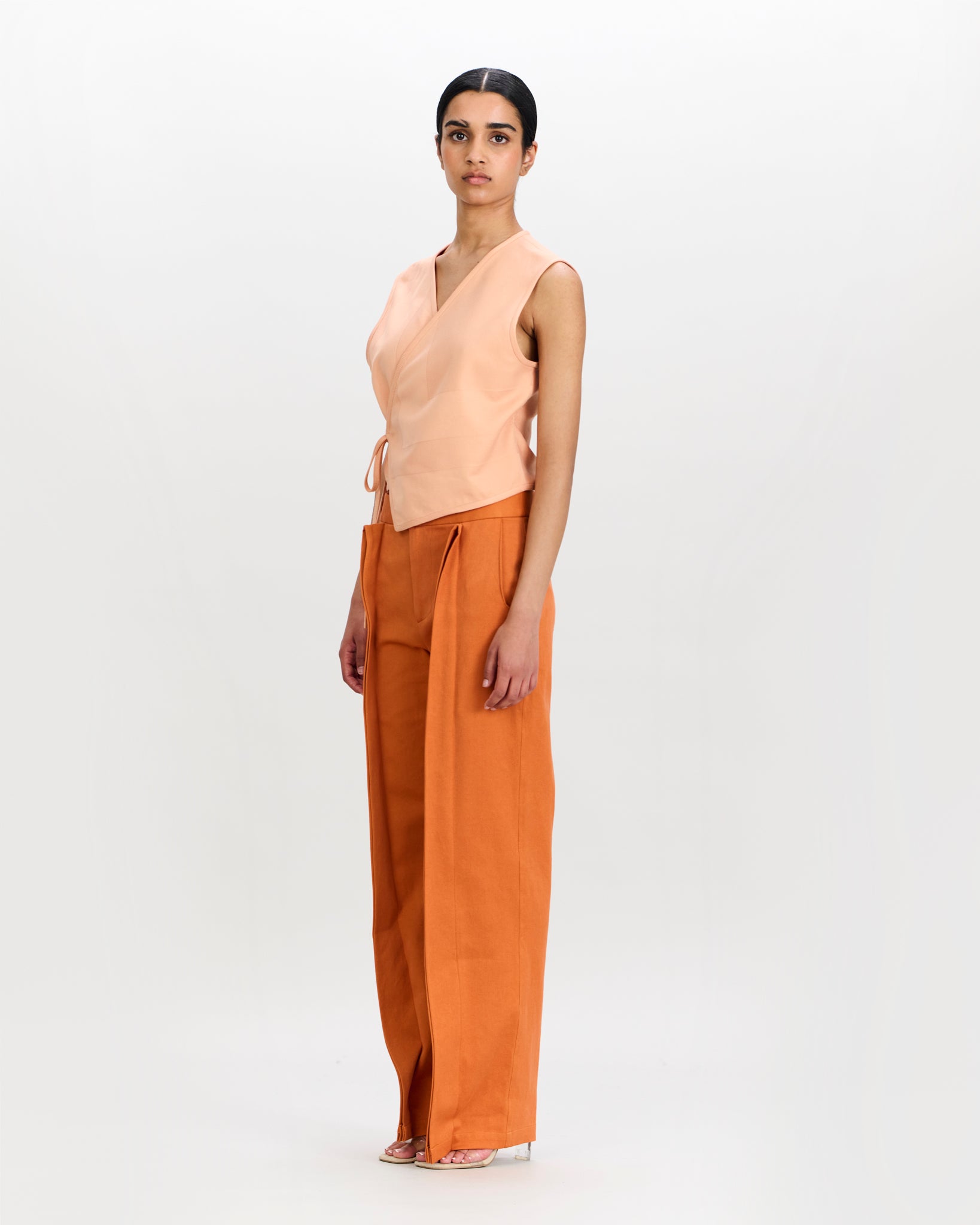 Emma Top Peach Beige