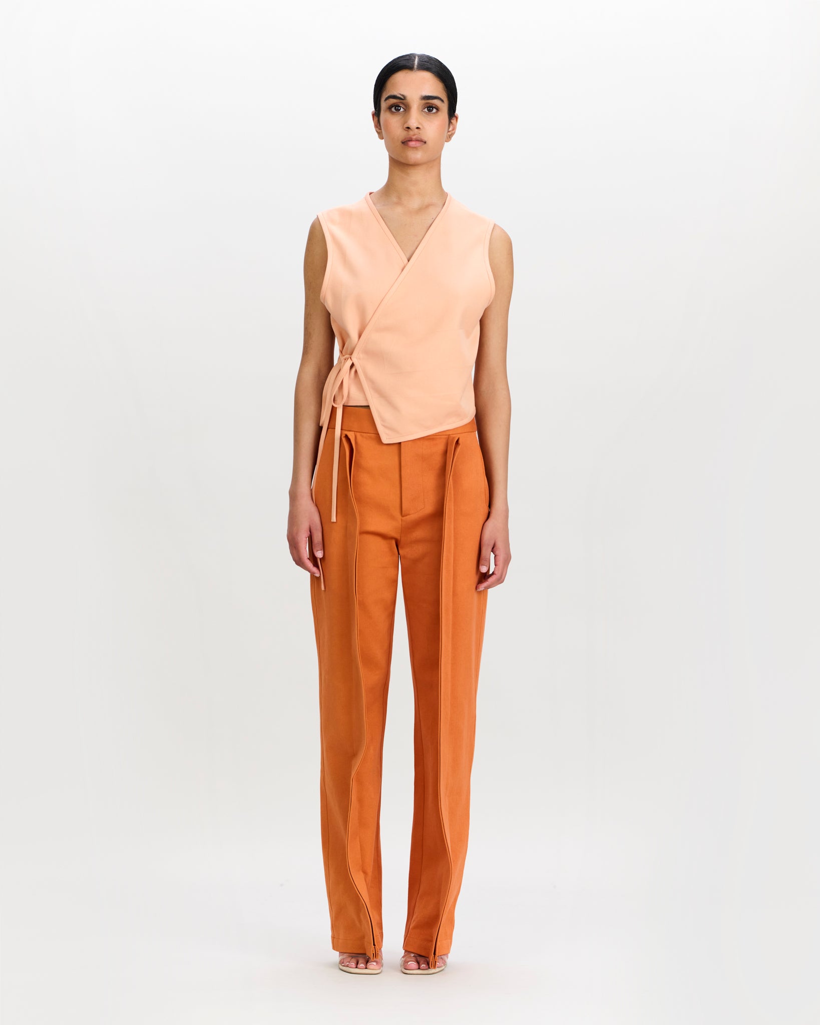 Emma Top Peach Beige