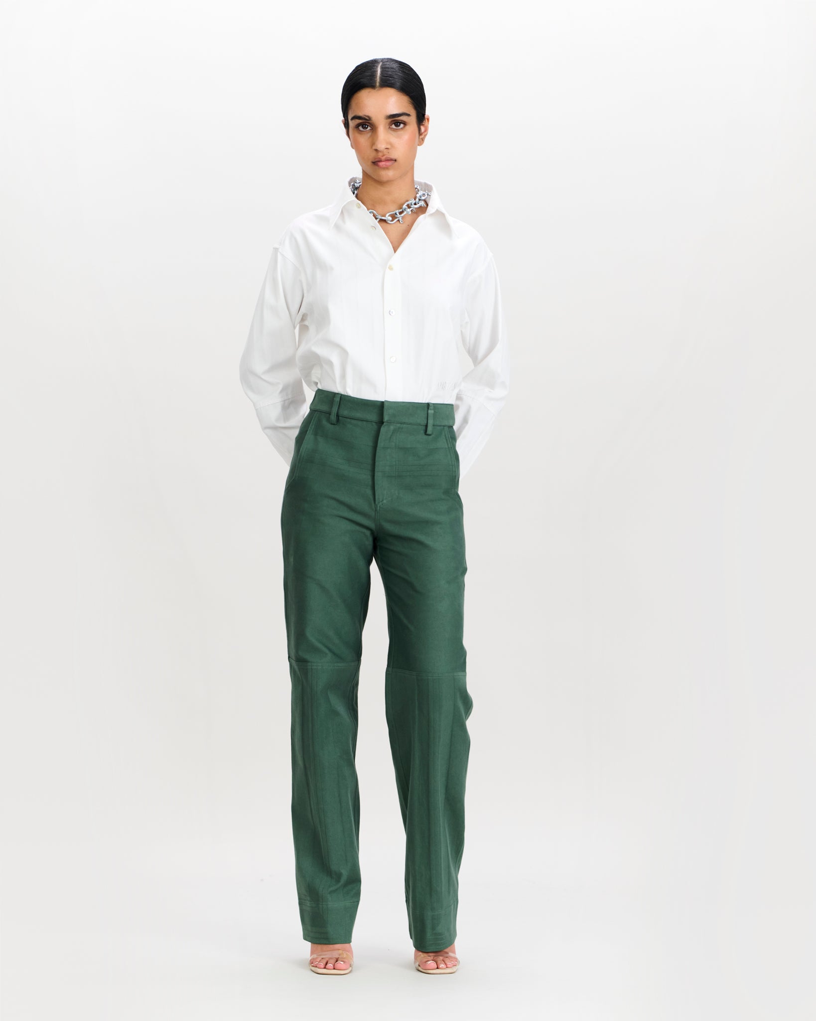 Jelle Trousers Dark Green