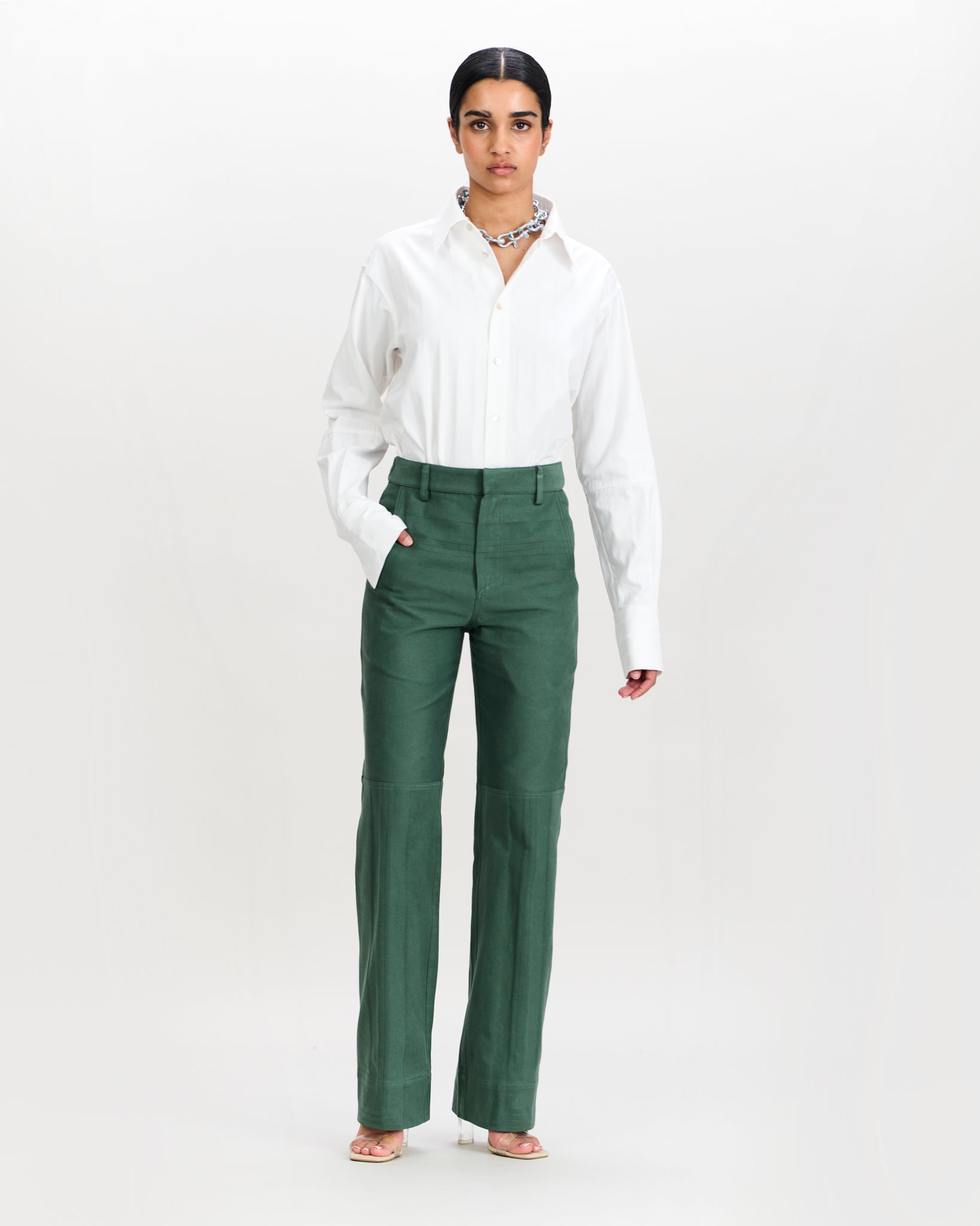 Jelle Trousers Dark Green