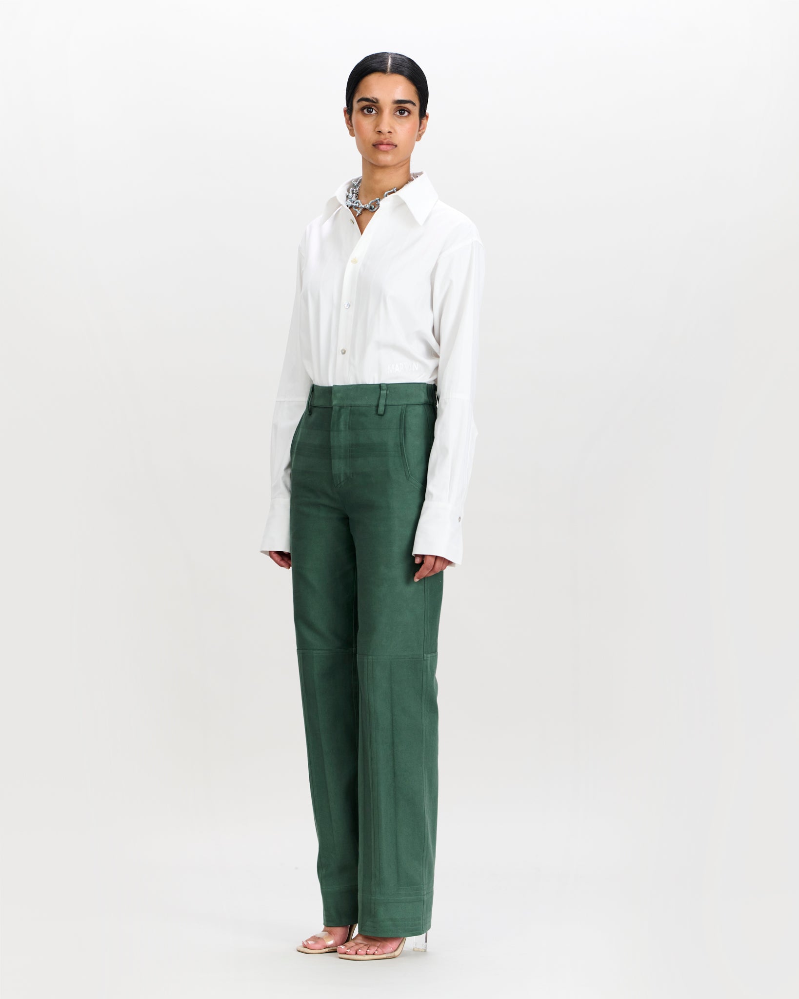 Jelle Trousers Dark Green