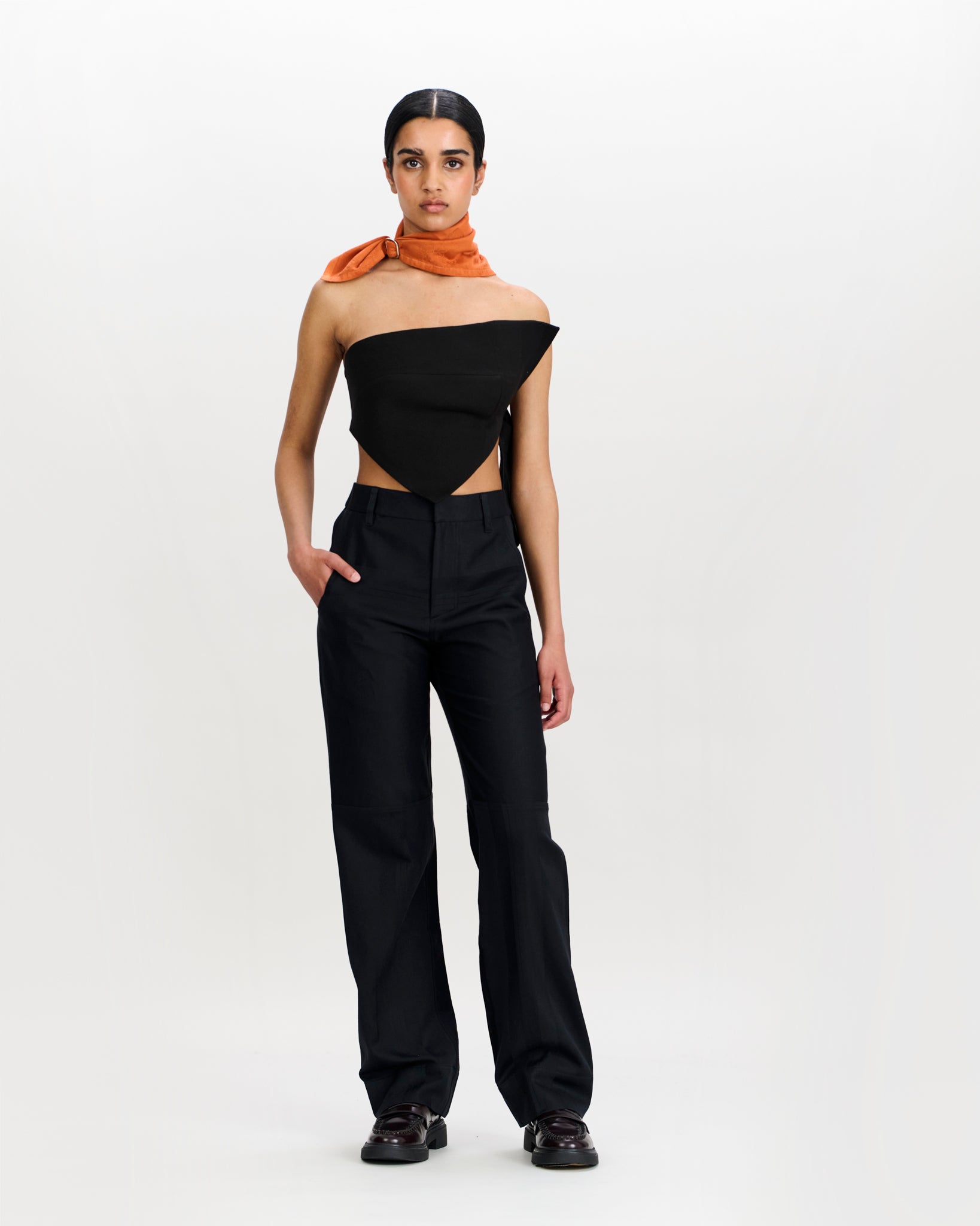 Jelle Trousers Charcoal Black