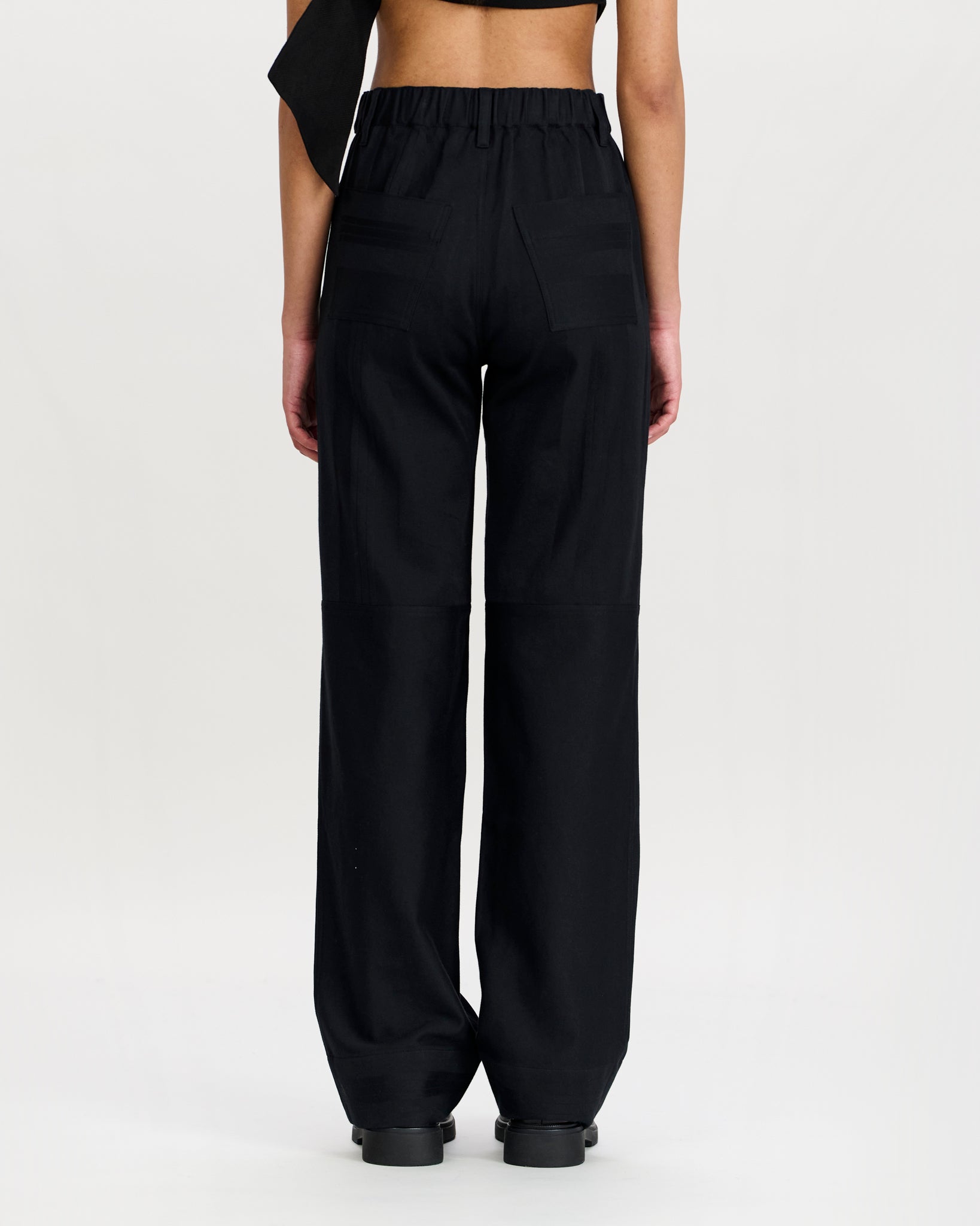 Jelle Trousers Charcoal Black
