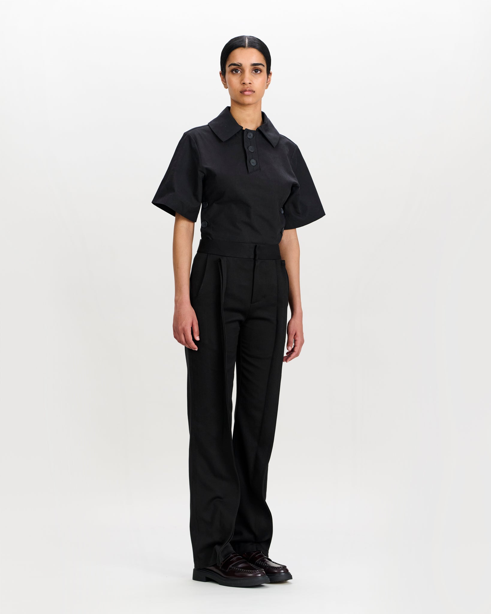 Felix Trousers Charcoal Black