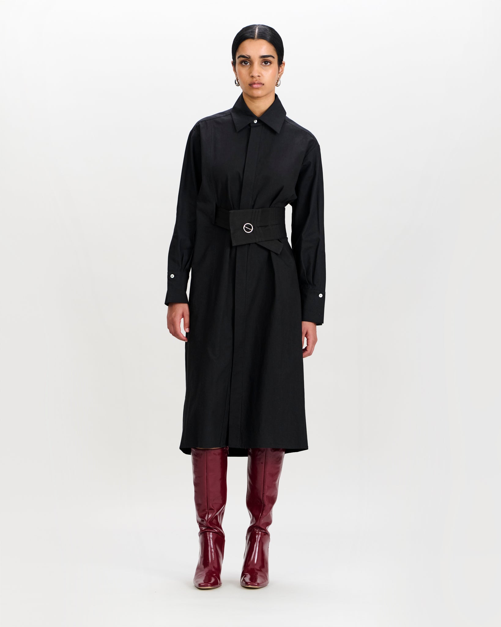 Maartje Dress Charcoal Black