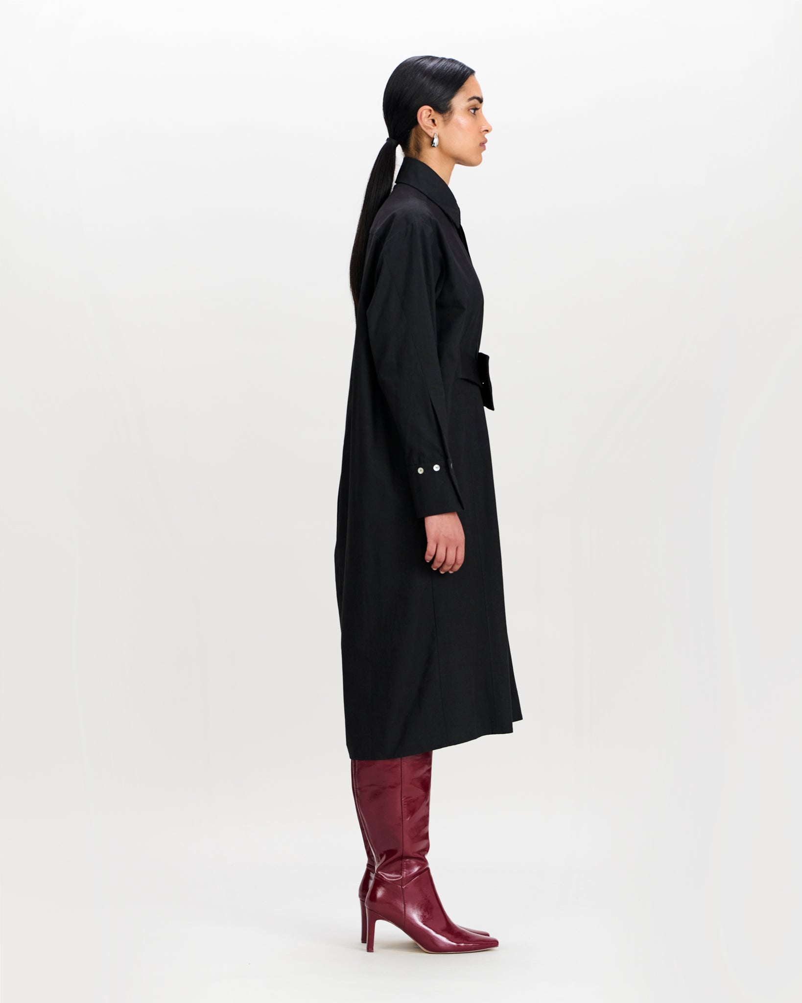 Maartje Dress Charcoal Black
