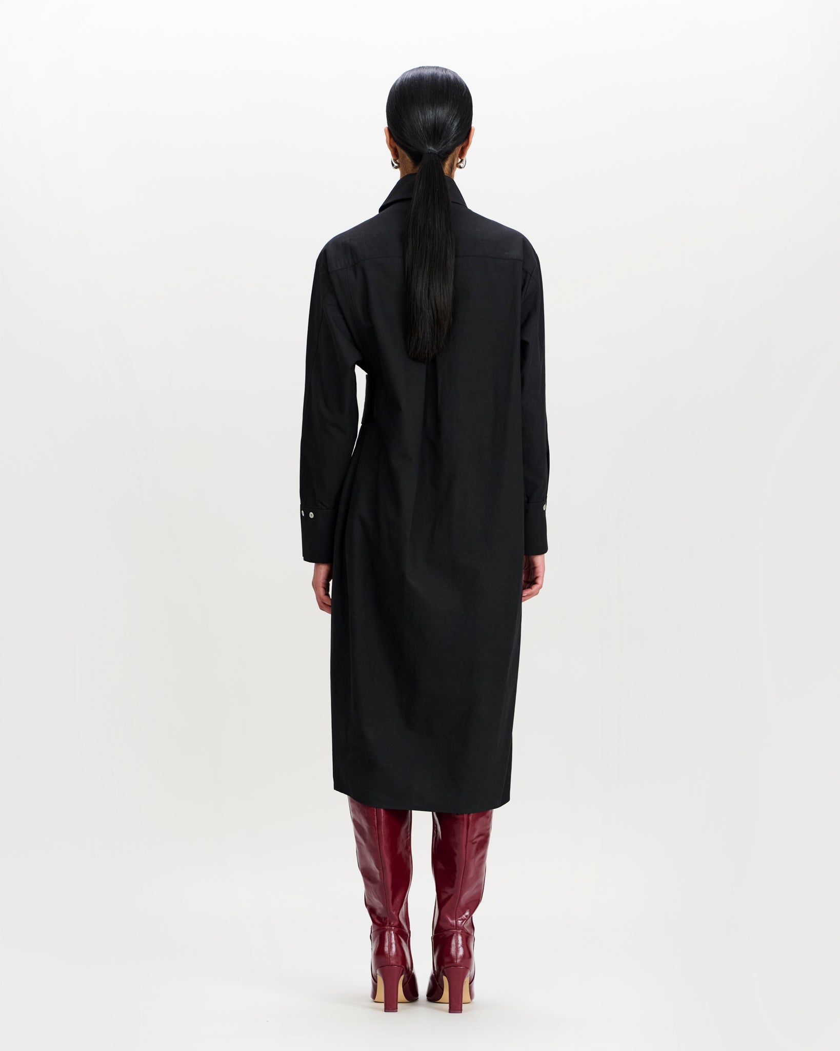 Maartje Dress Charcoal Black
