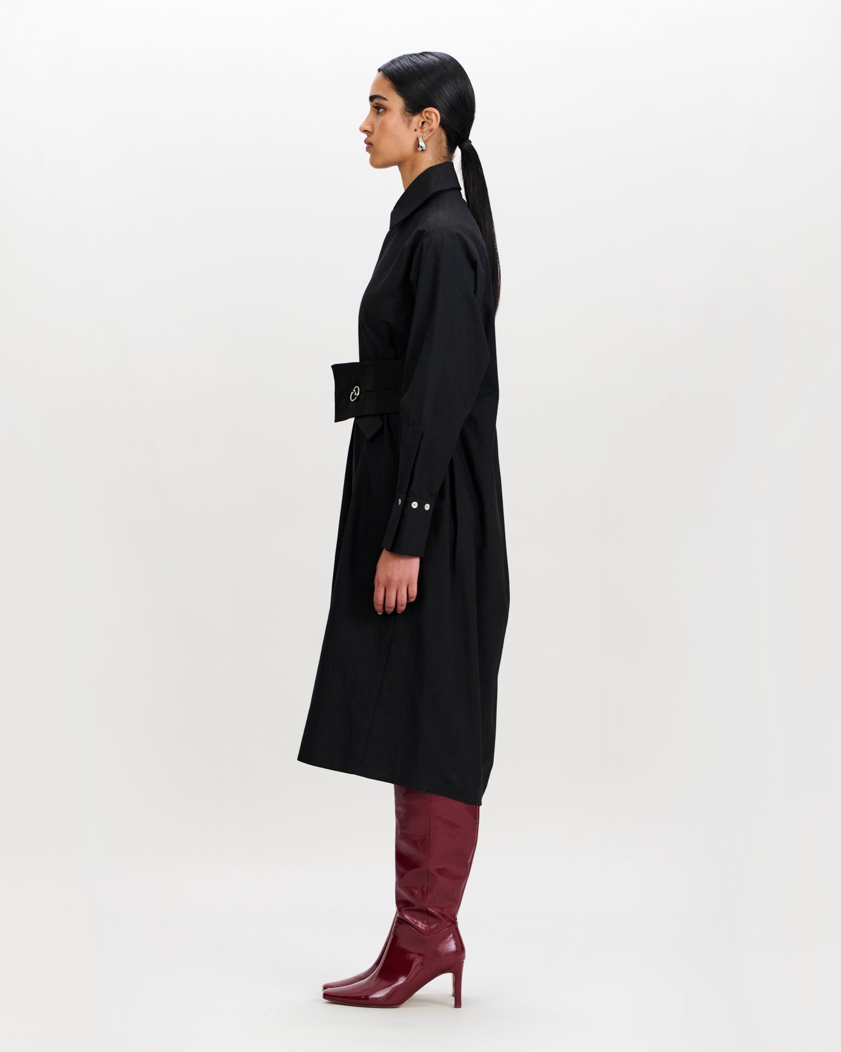 Maartje Dress Charcoal Black