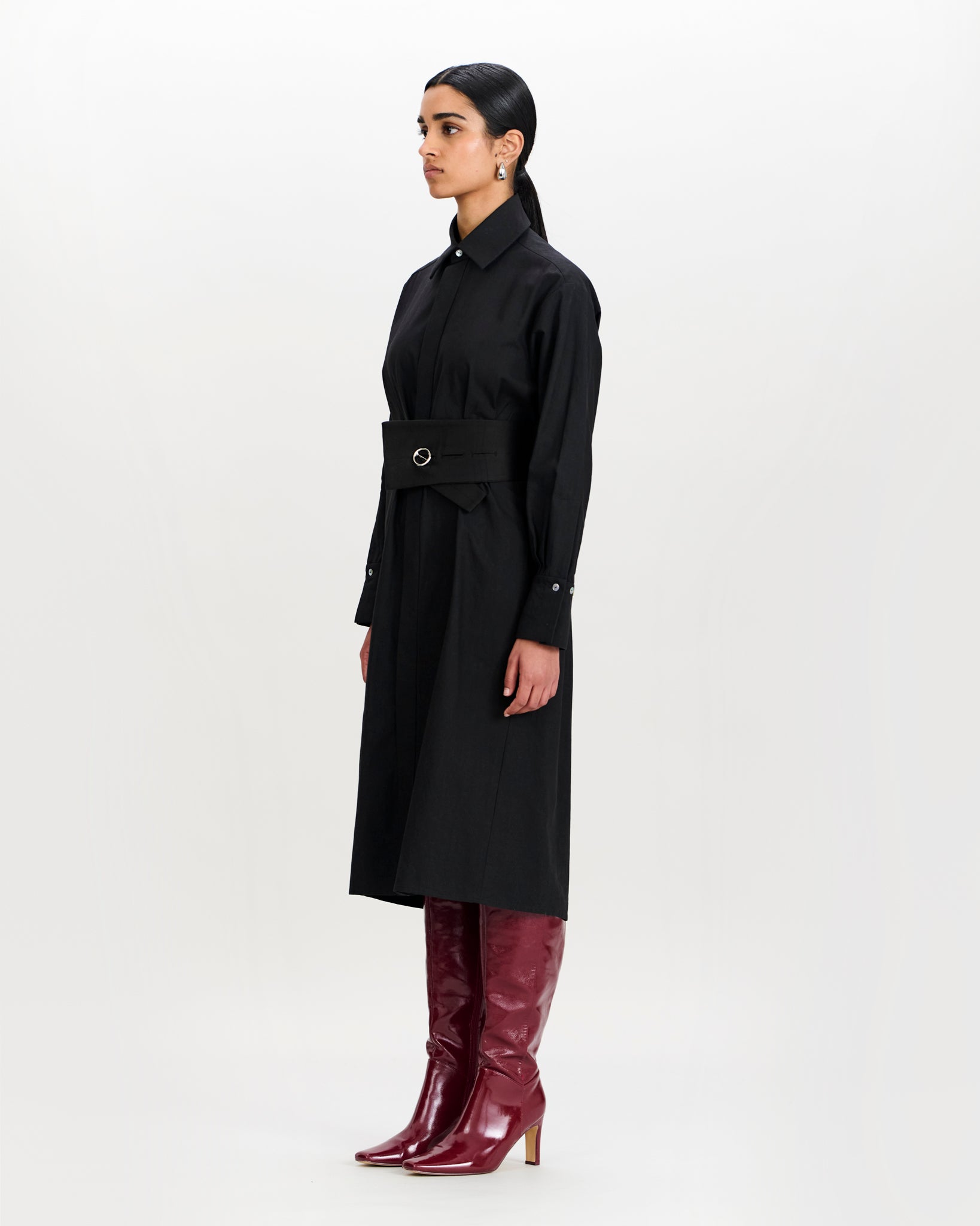 Maartje Dress Charcoal Black