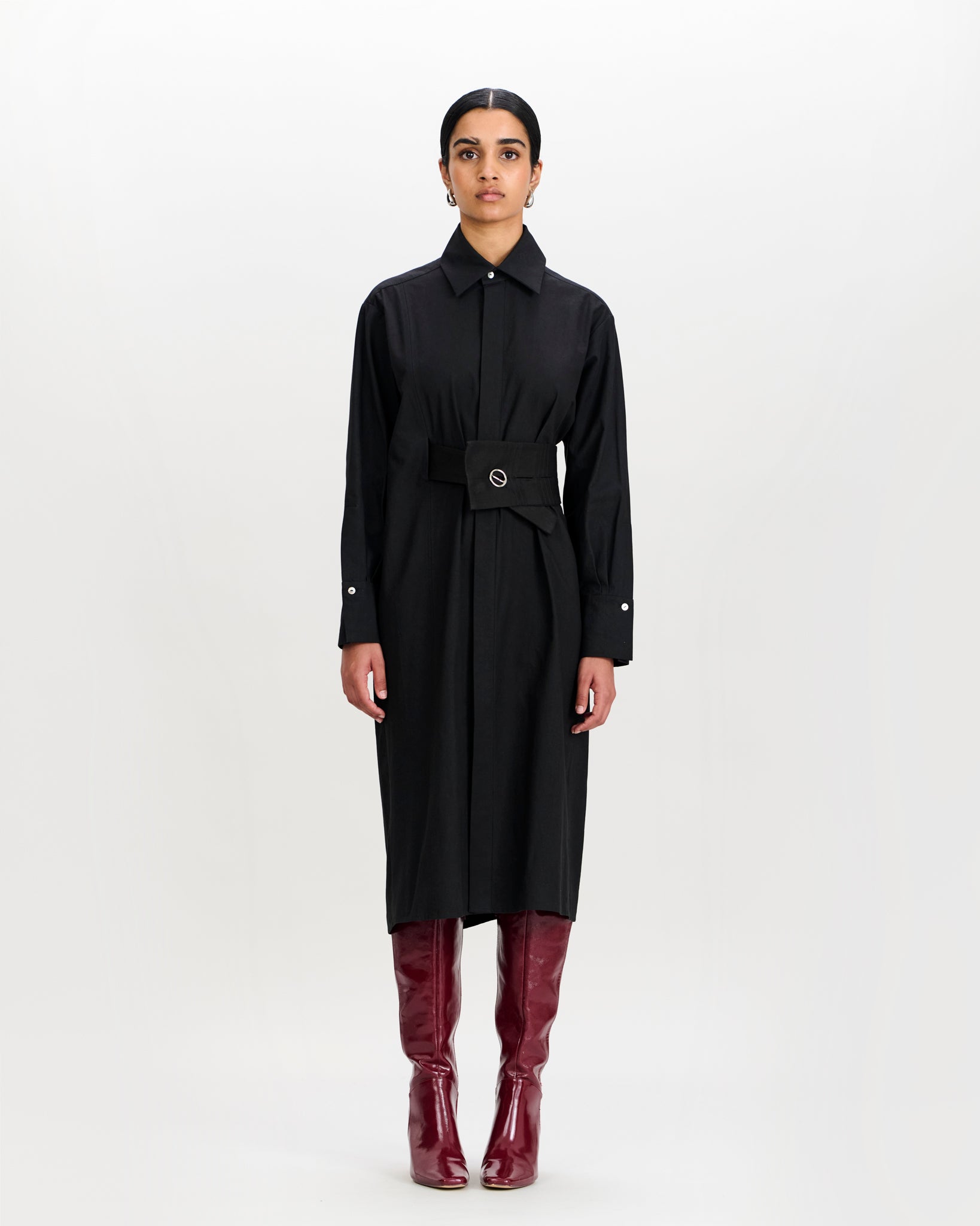 Maartje Dress Charcoal Black