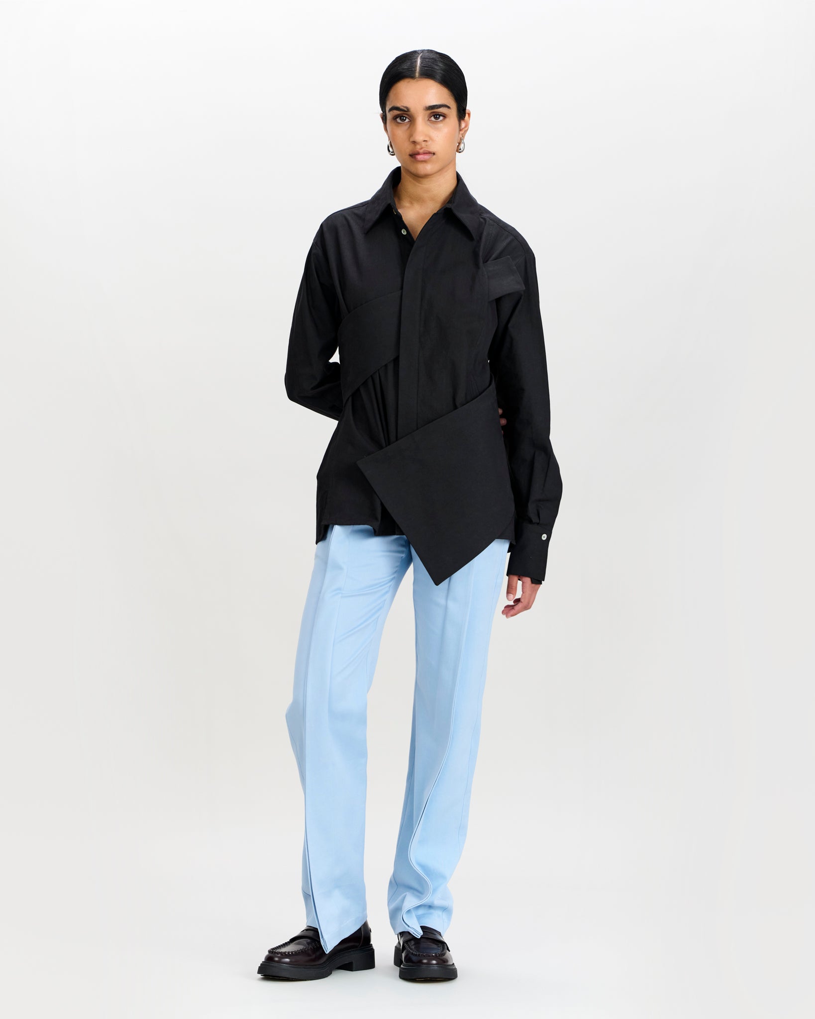 Pelle Shirt Charcoal Black