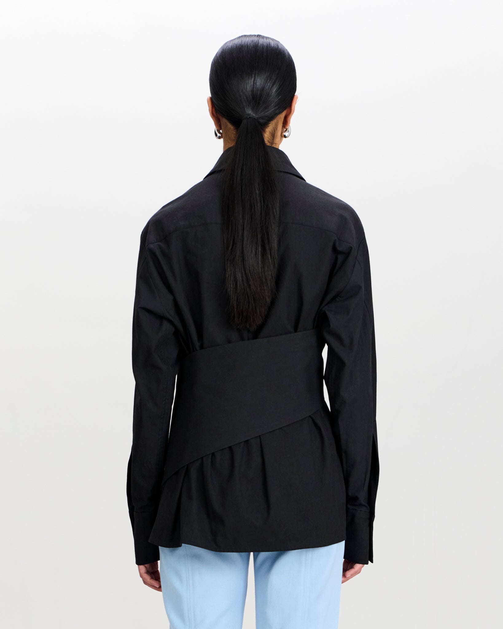 Pelle Shirt Charcoal Black