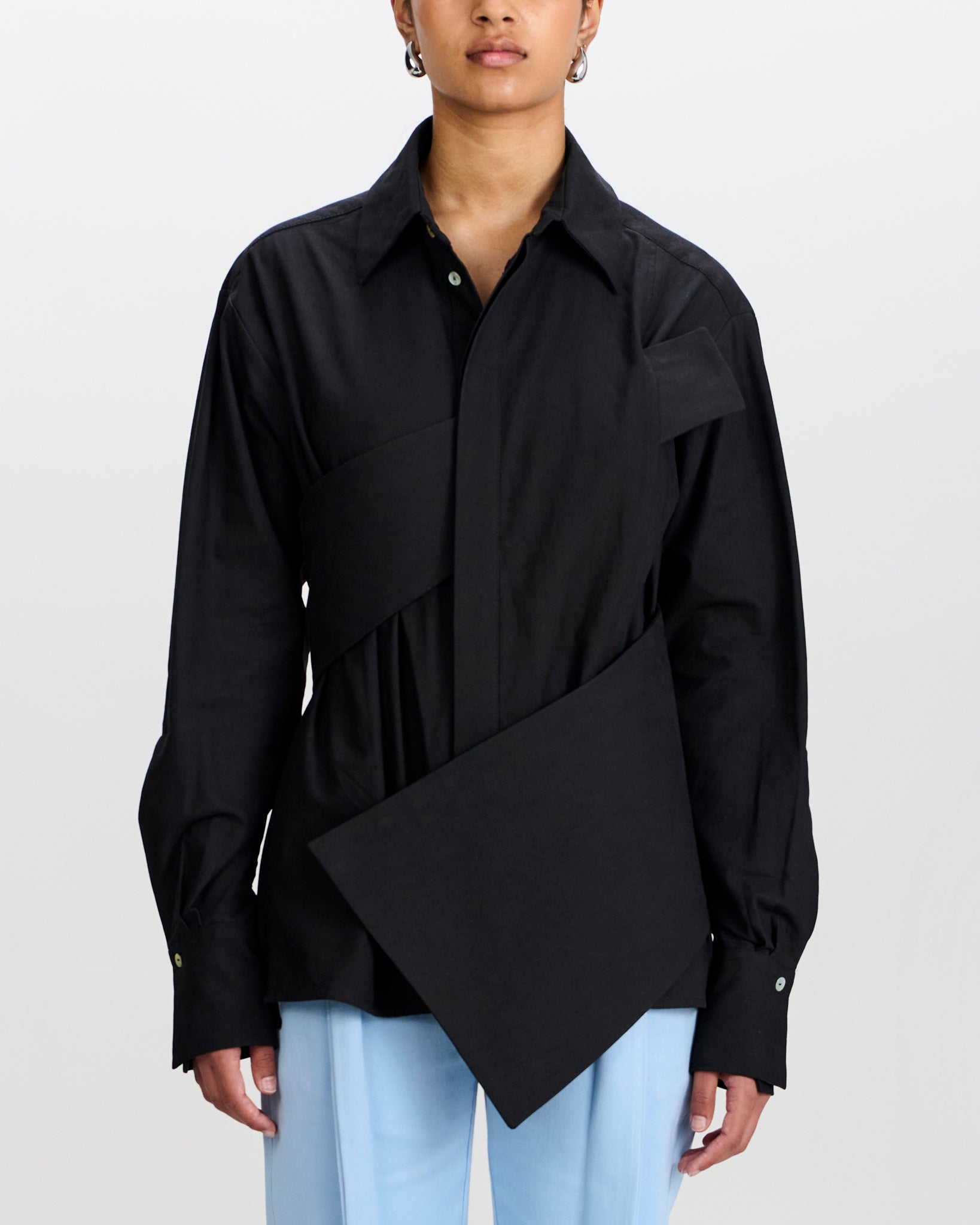 Pelle Shirt Charcoal Black