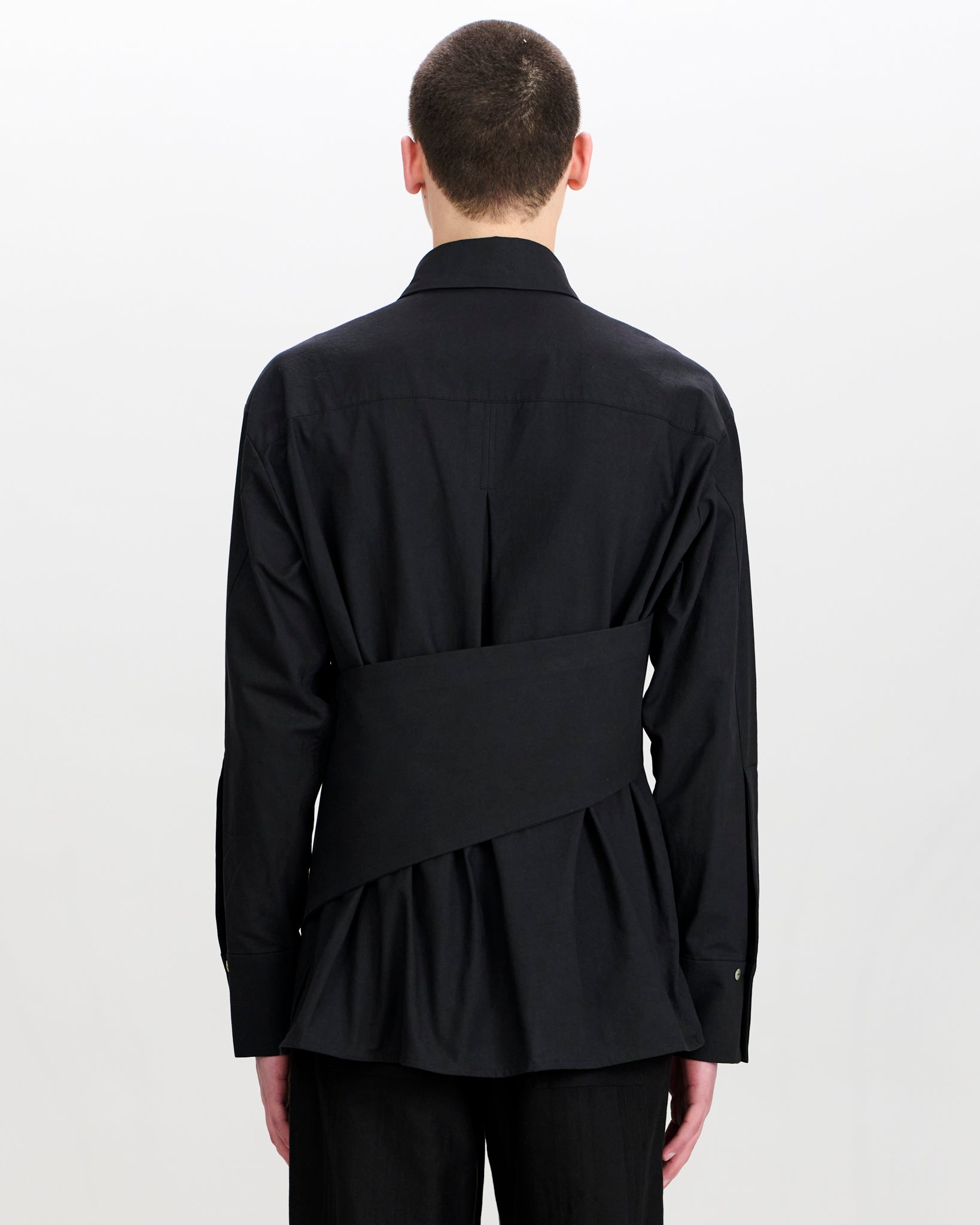Pelle Shirt Charcoal Black