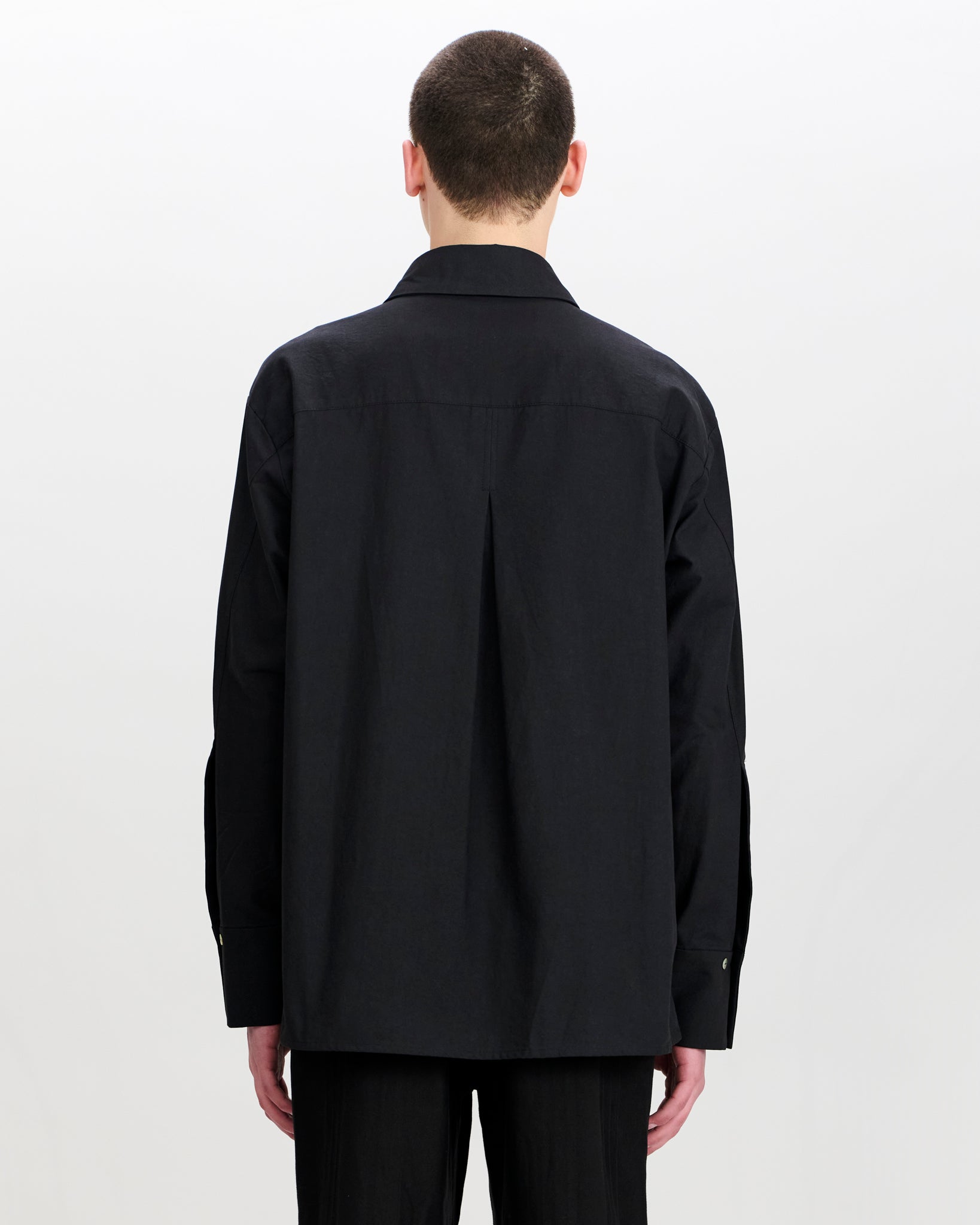 Pelle Shirt Charcoal Black