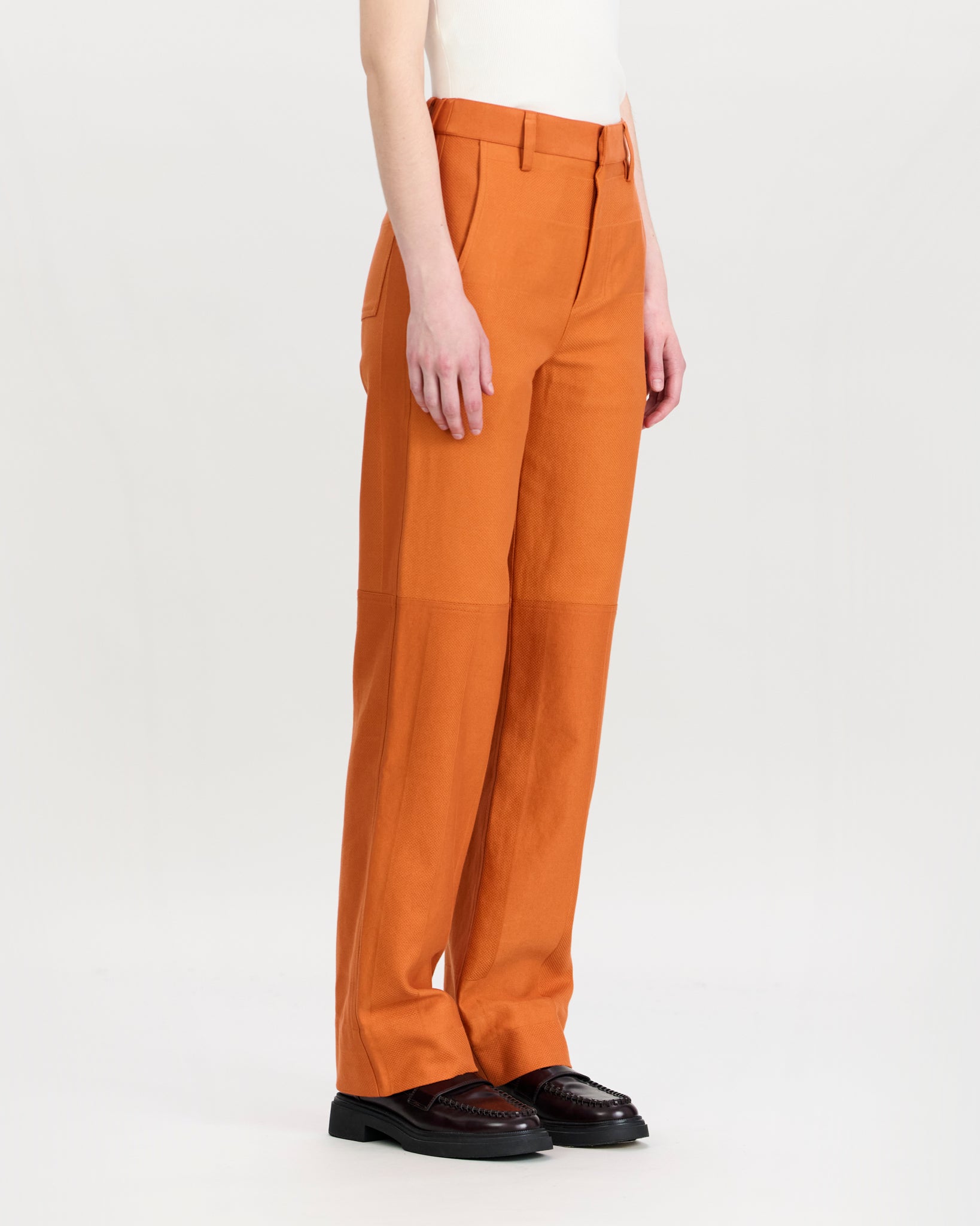 Jelle Trousers Rusty Orange