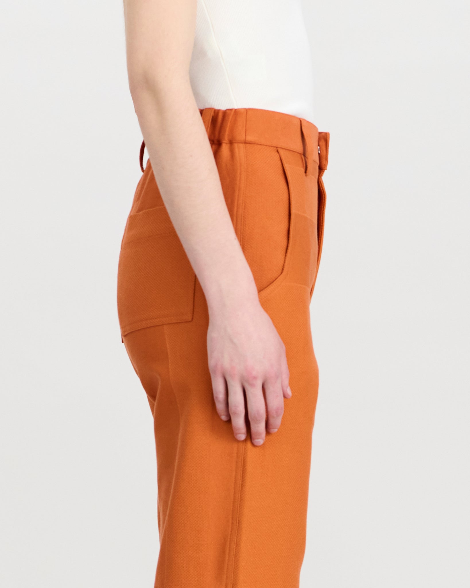 Jelle Trousers Rusty Orange