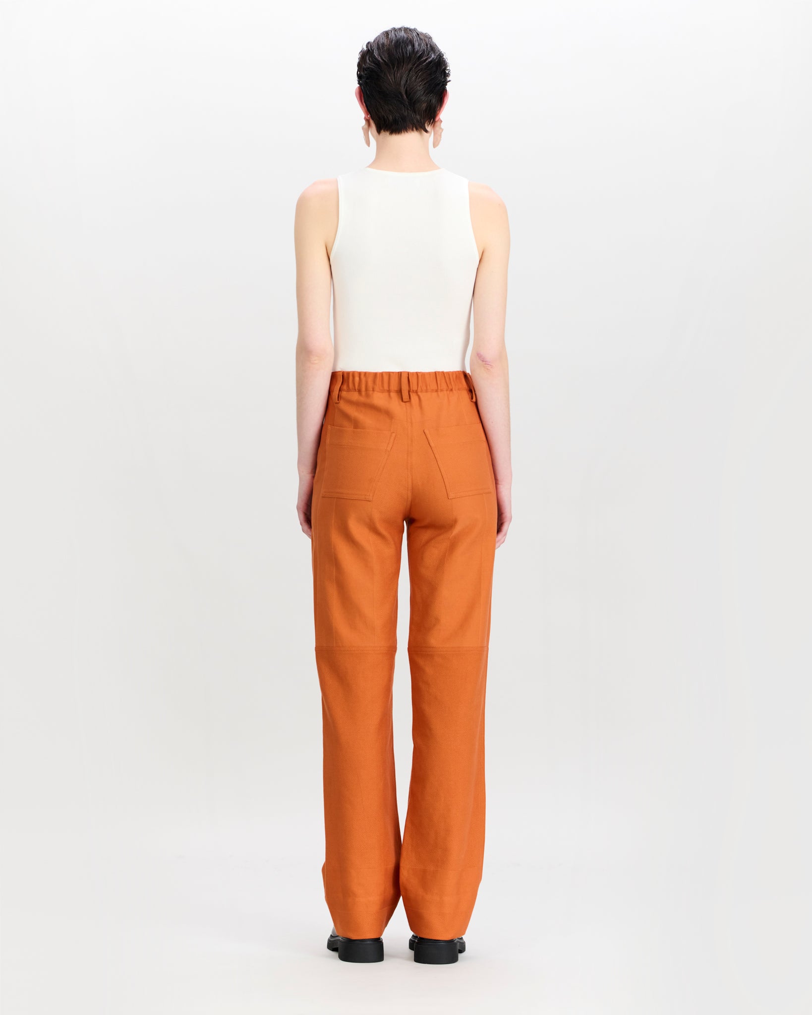 Jelle Trousers Rusty Orange