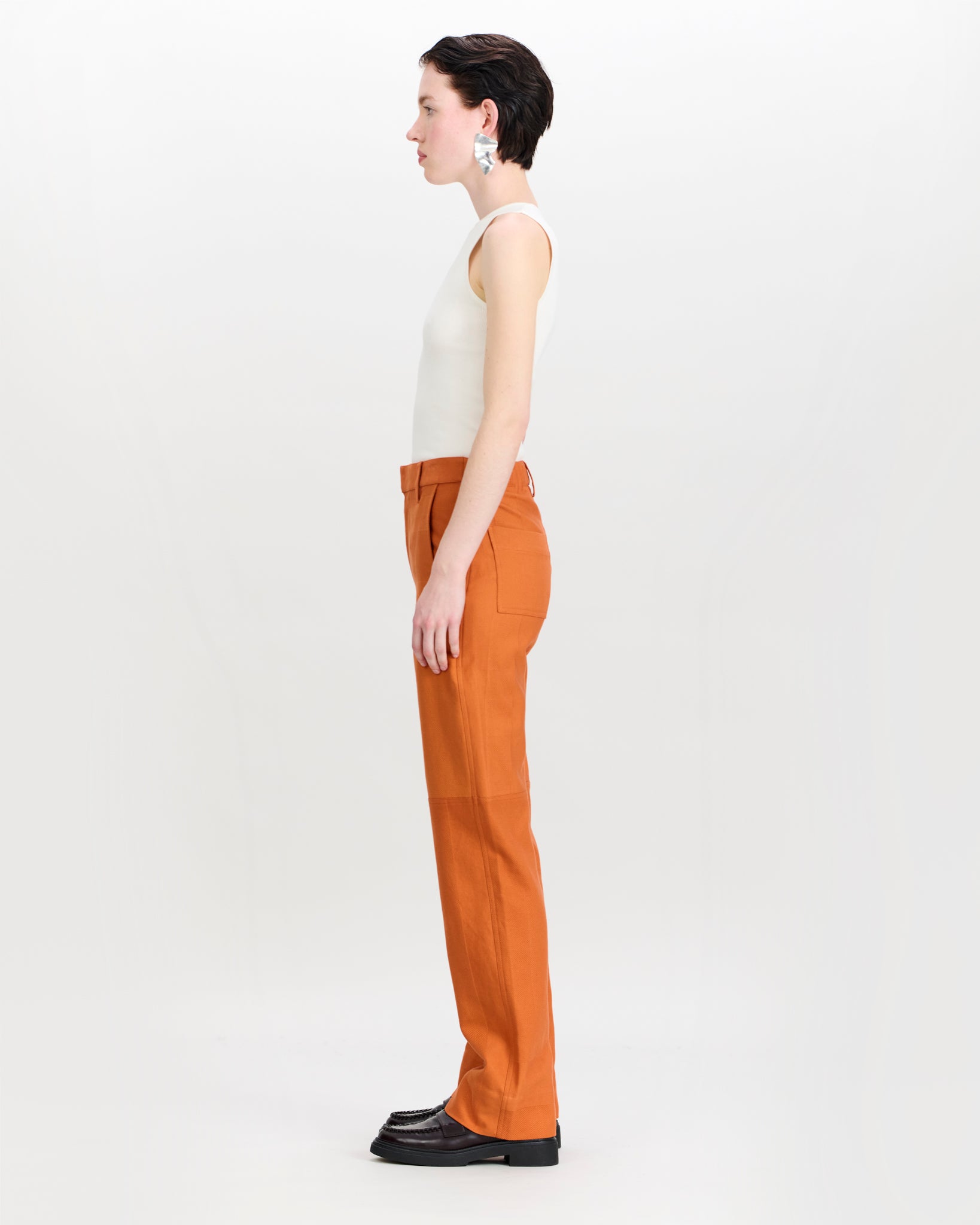 Jelle Trousers Rusty Orange