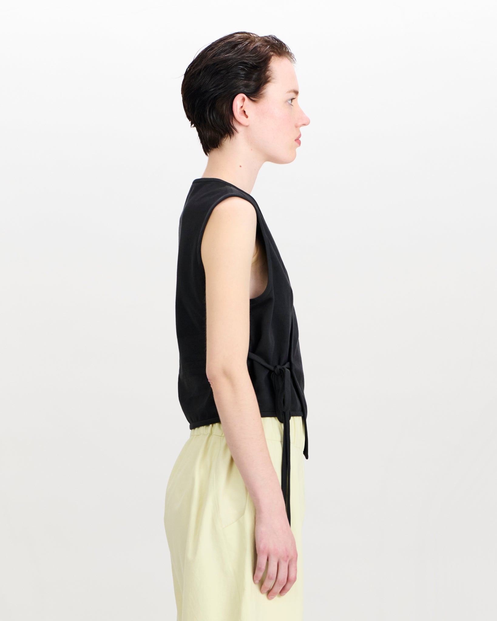 Emma Top Charcoal Black