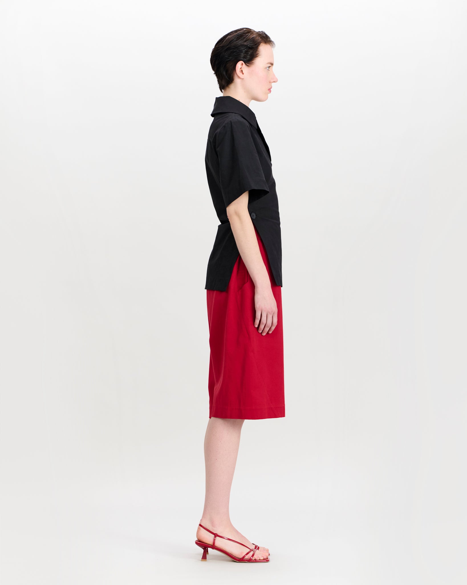 Flynn Polo Charcoal Black