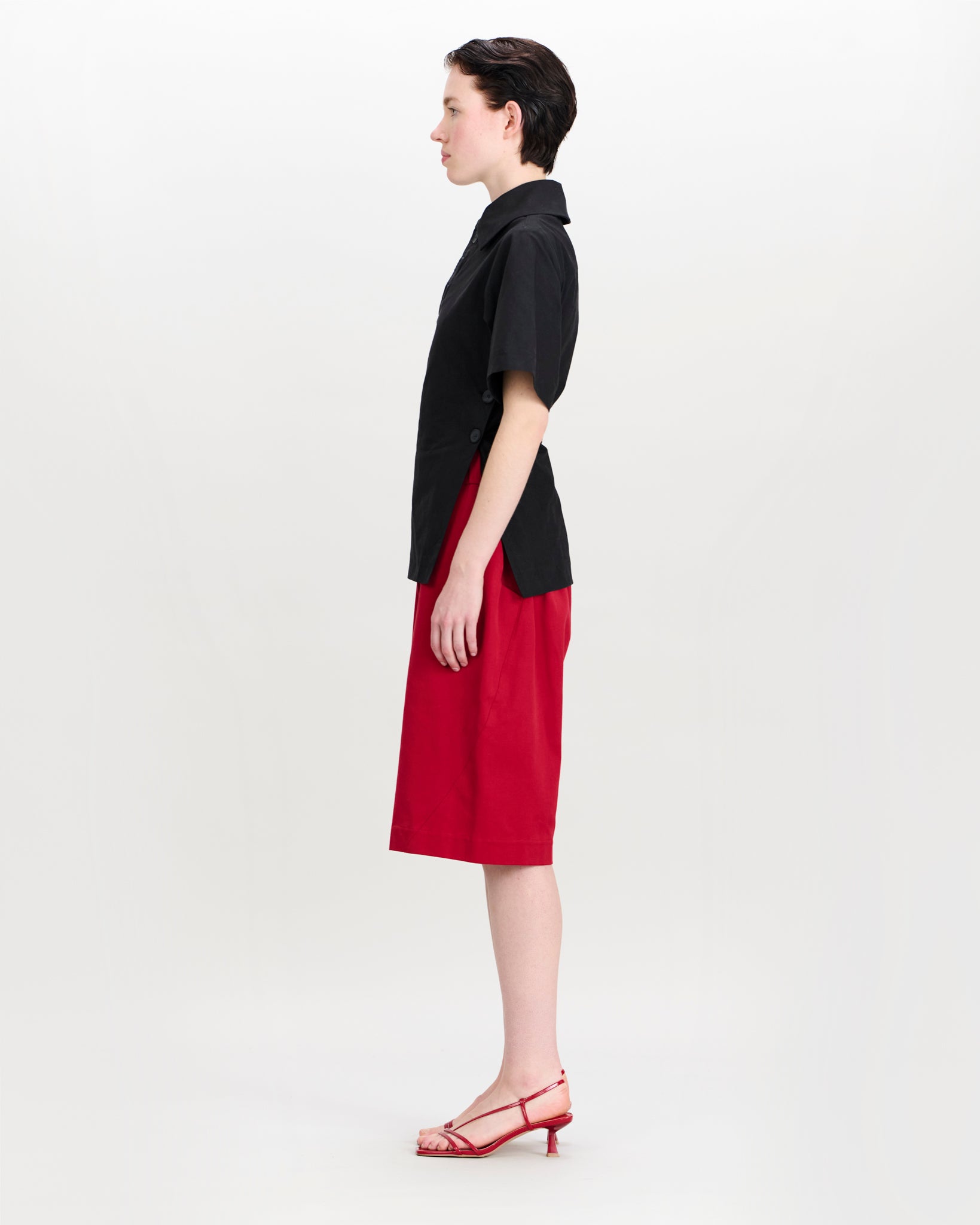 Flynn Polo Charcoal Black