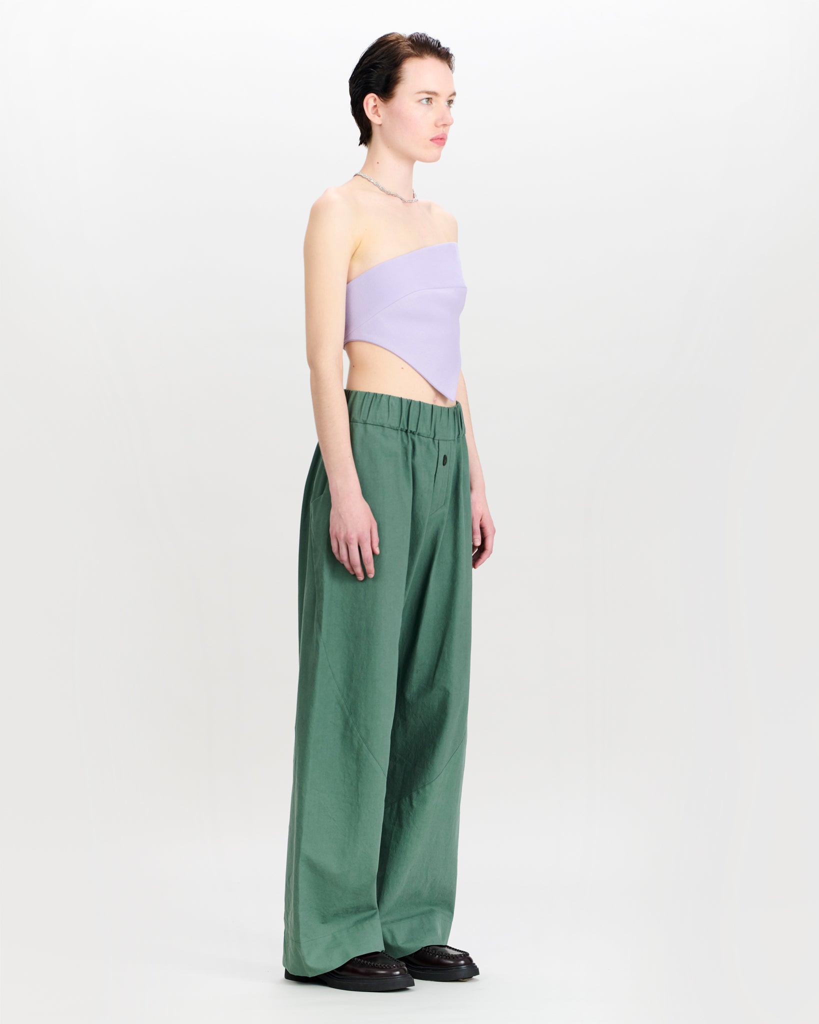 Leo Trousers Dark Green