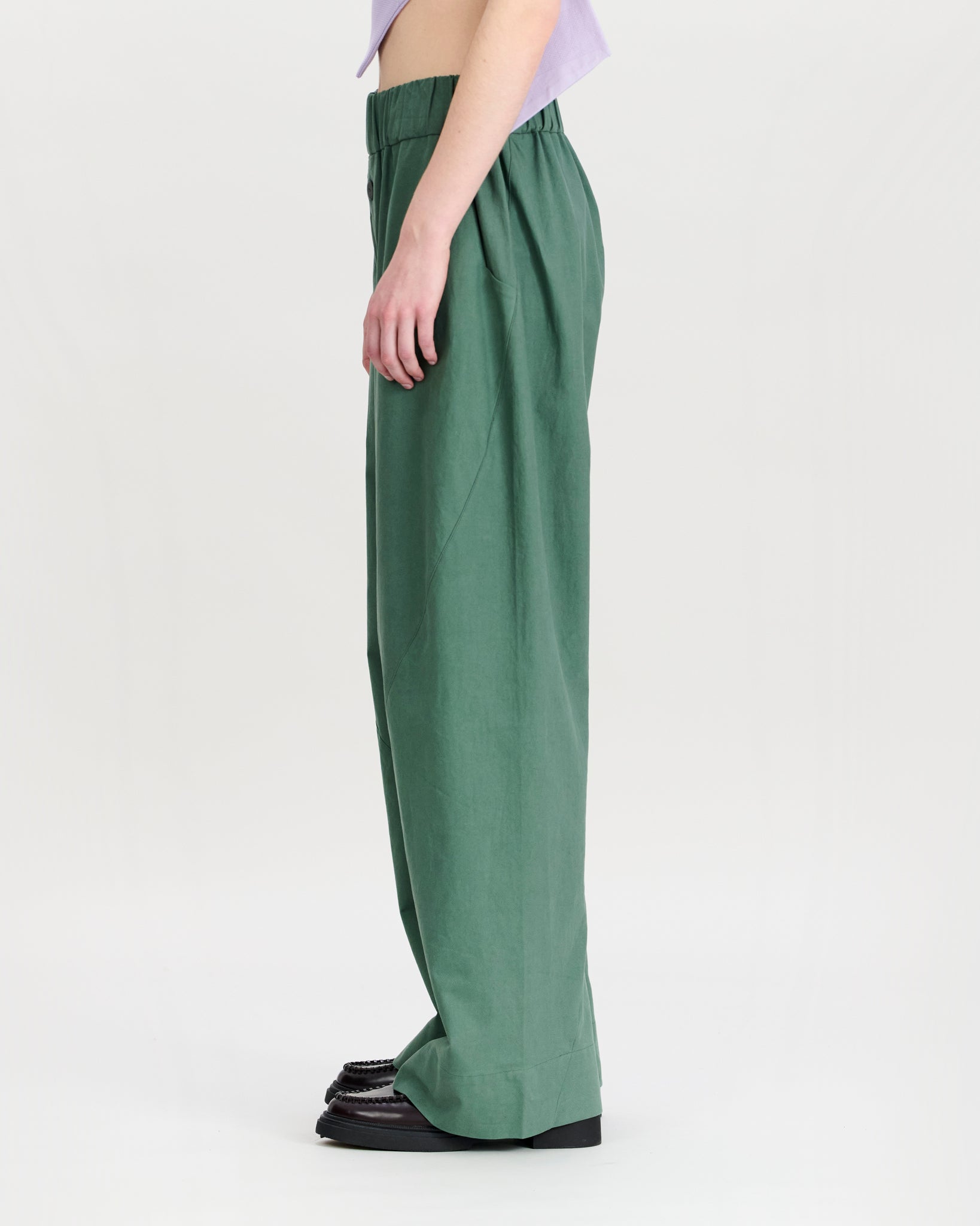 Leo Trousers Dark Green