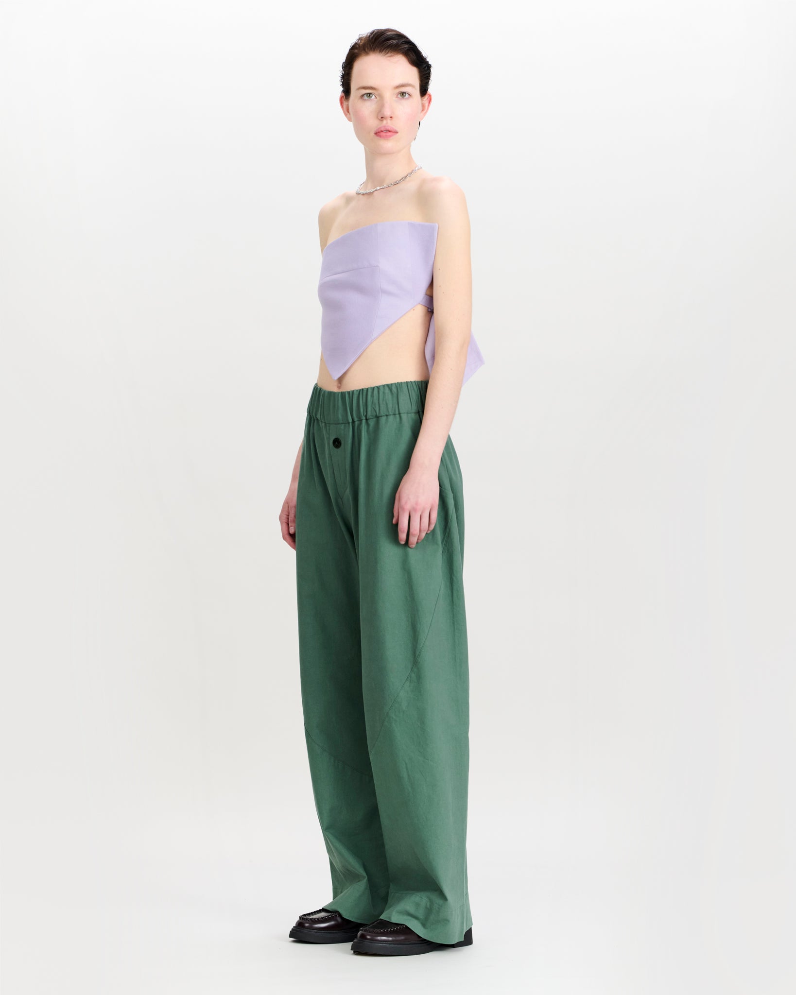 Leo Trousers Dark Green