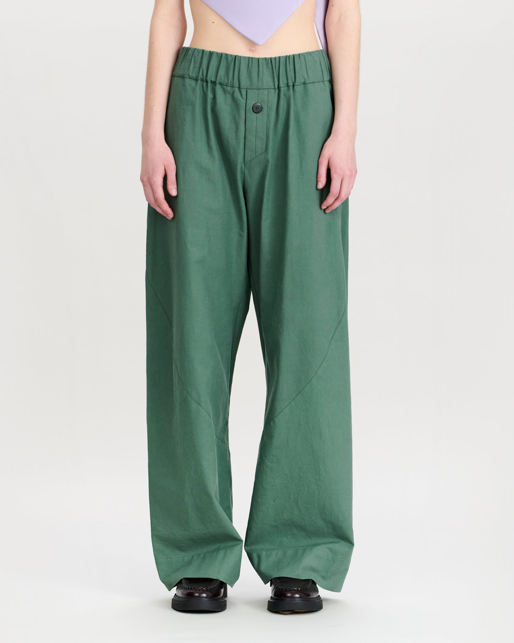 Leo Trousers Dark Green