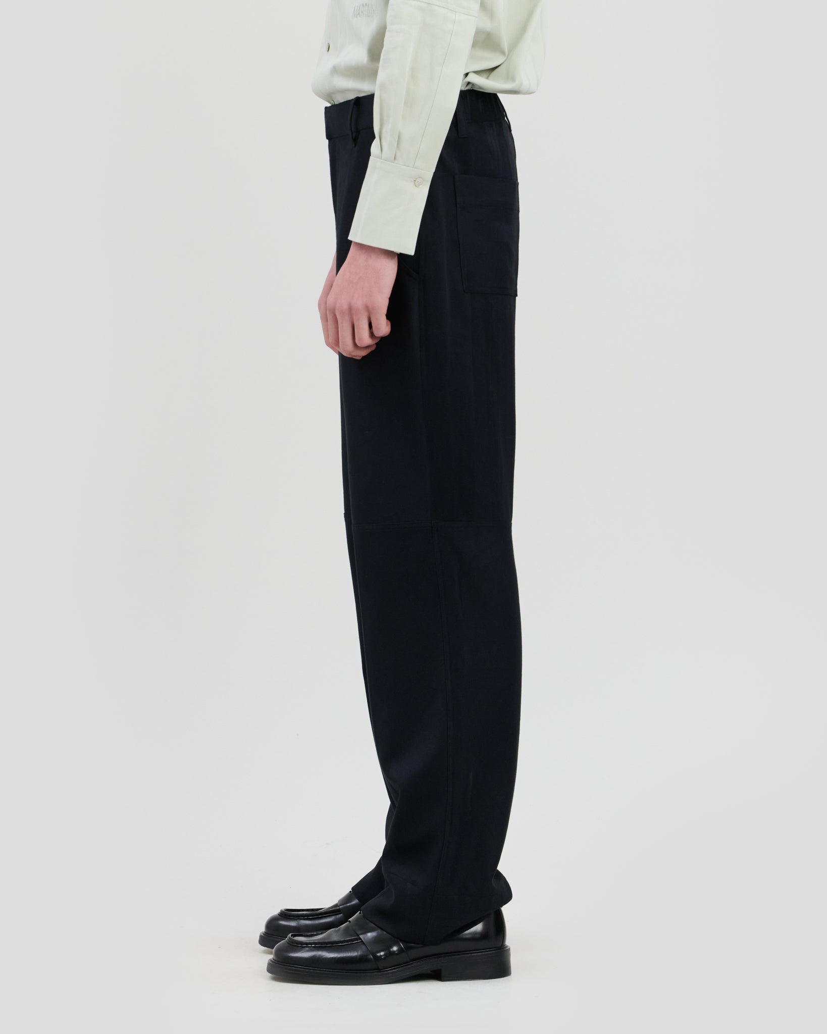 Jelle Trousers Charcoal Black