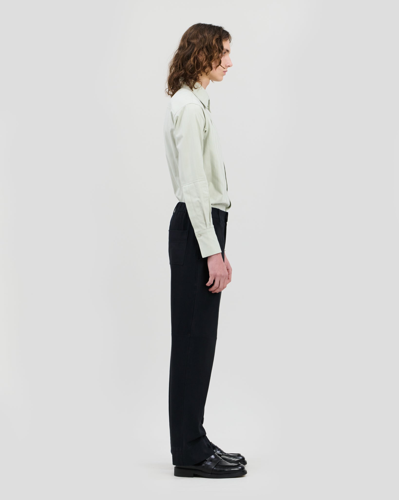 Jelle Trousers Charcoal Black