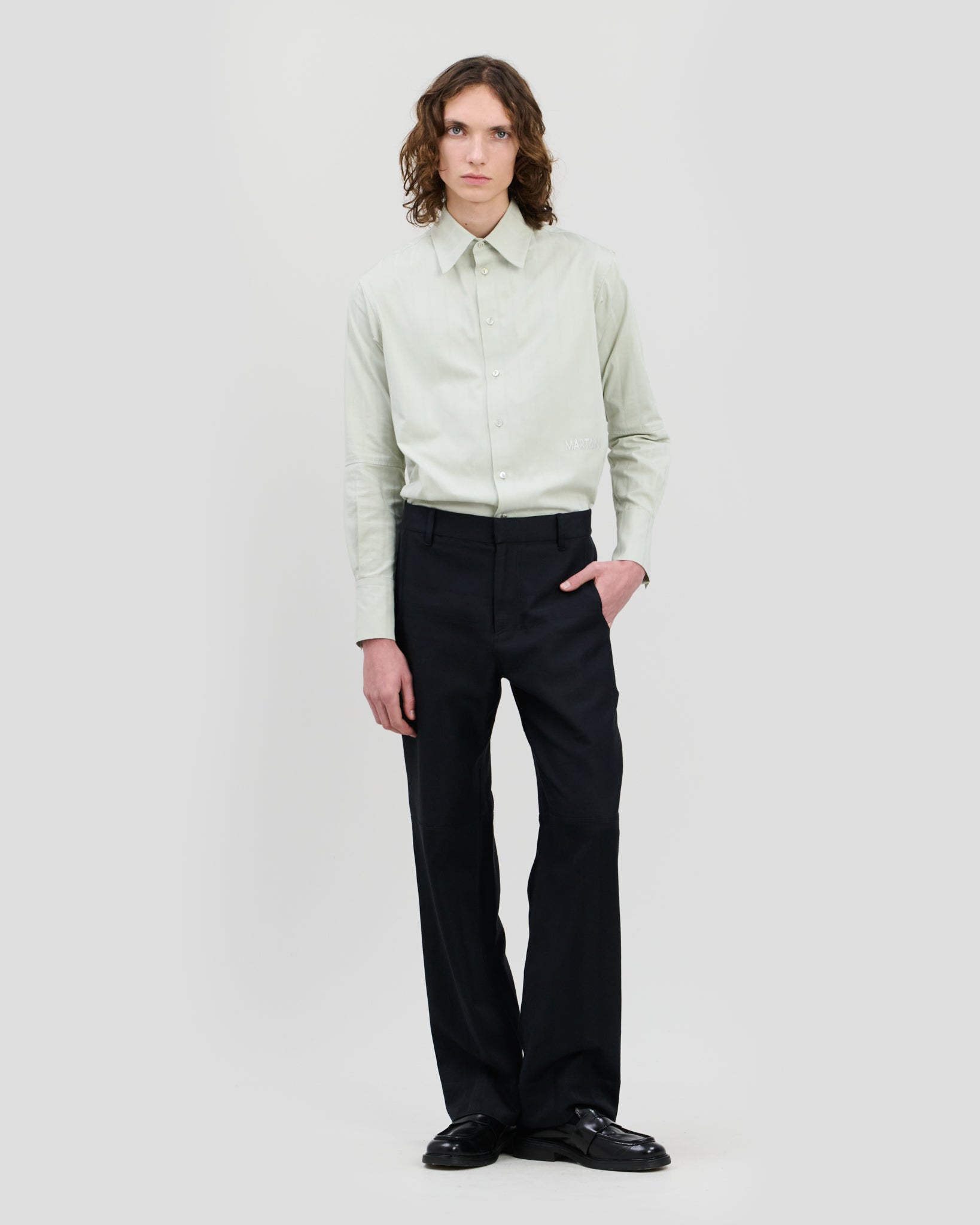 Jelle Trousers Charcoal Black