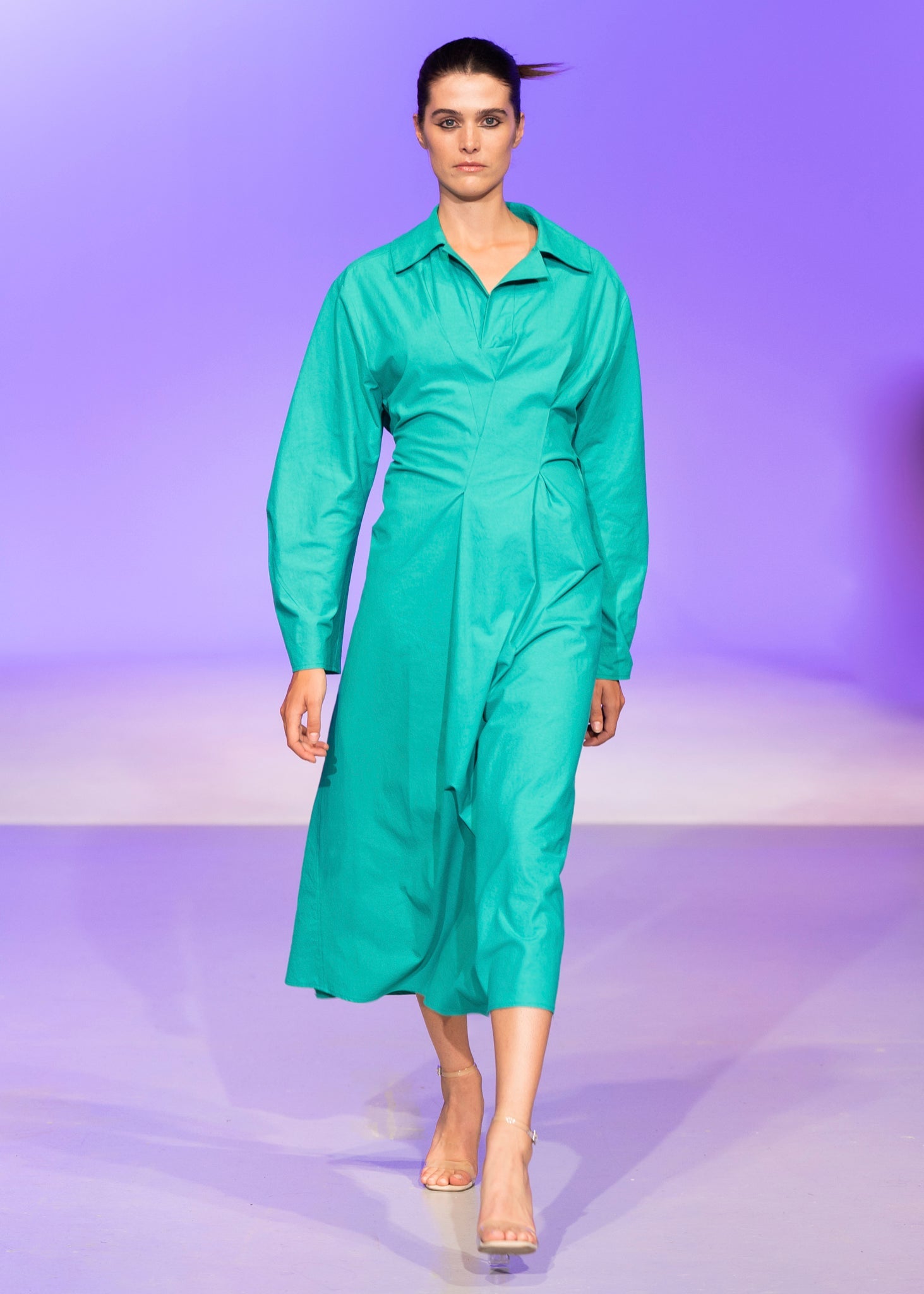 Nova Polo Dress Seaweed Green SS24