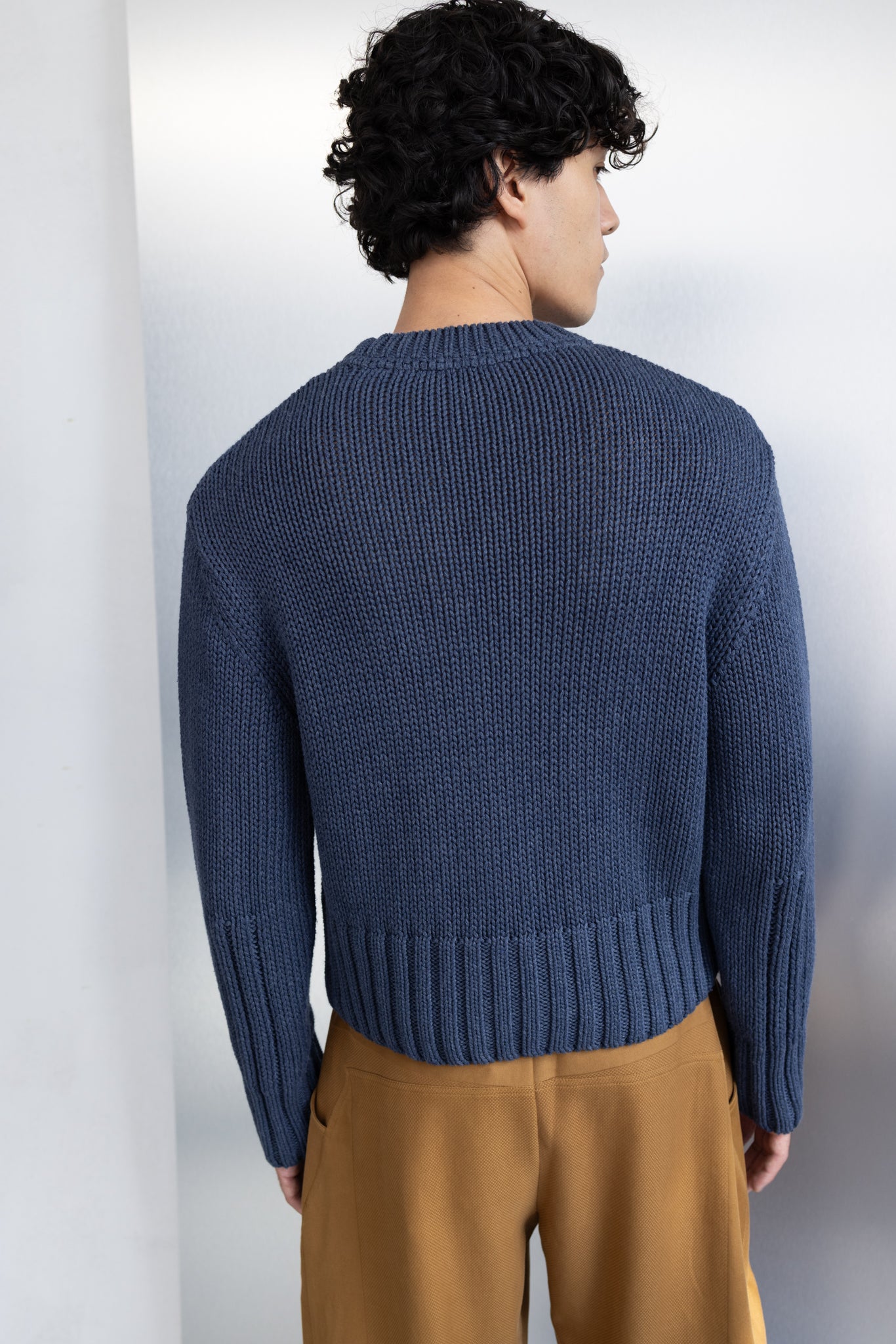Floyd Sweater Anthracite Blue