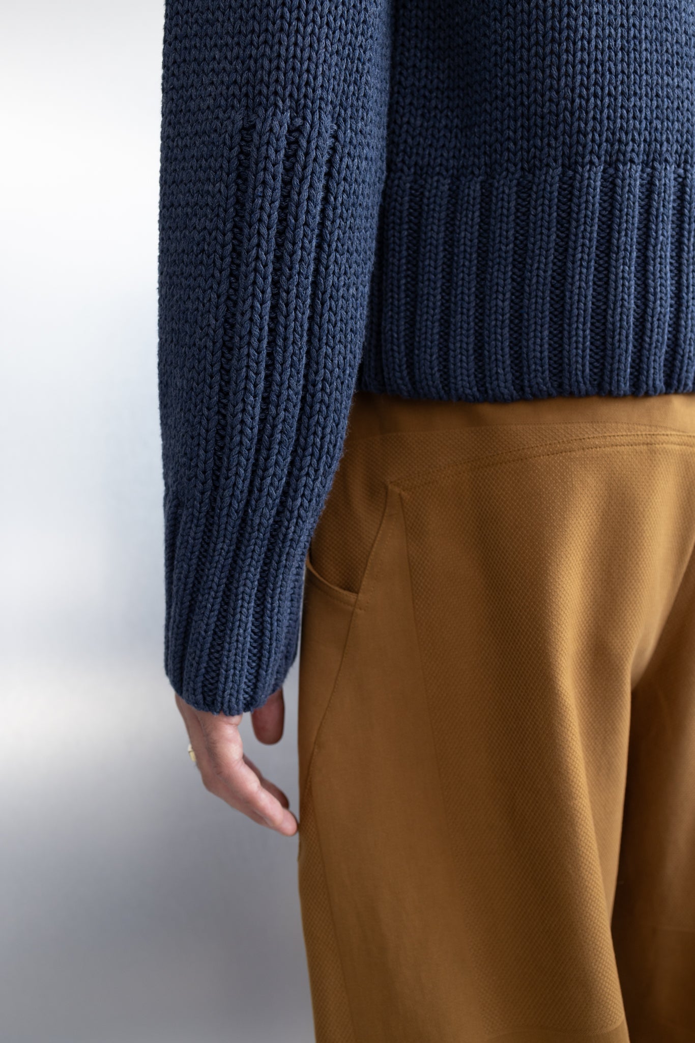 Floyd Sweater Anthracite Blue