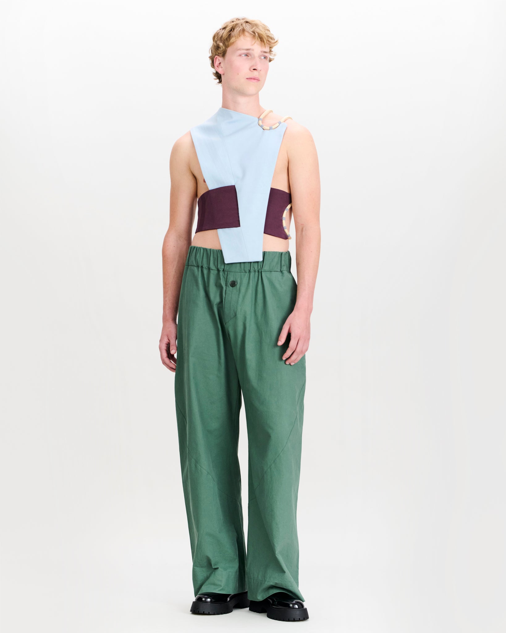 Johan Top Stormy Blue + Plum