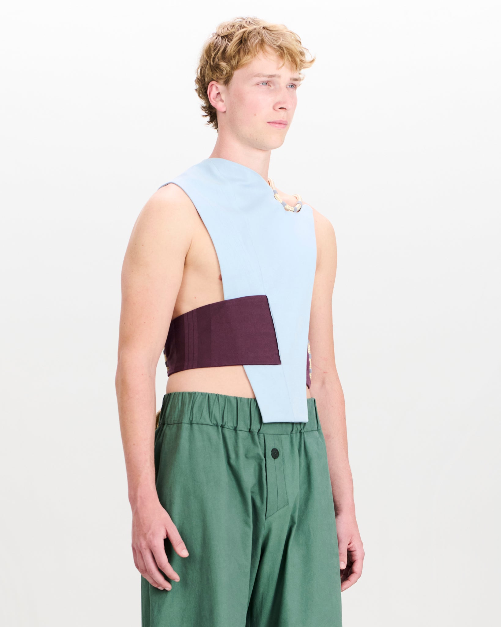 Johan Top Stormy Blue + Plum