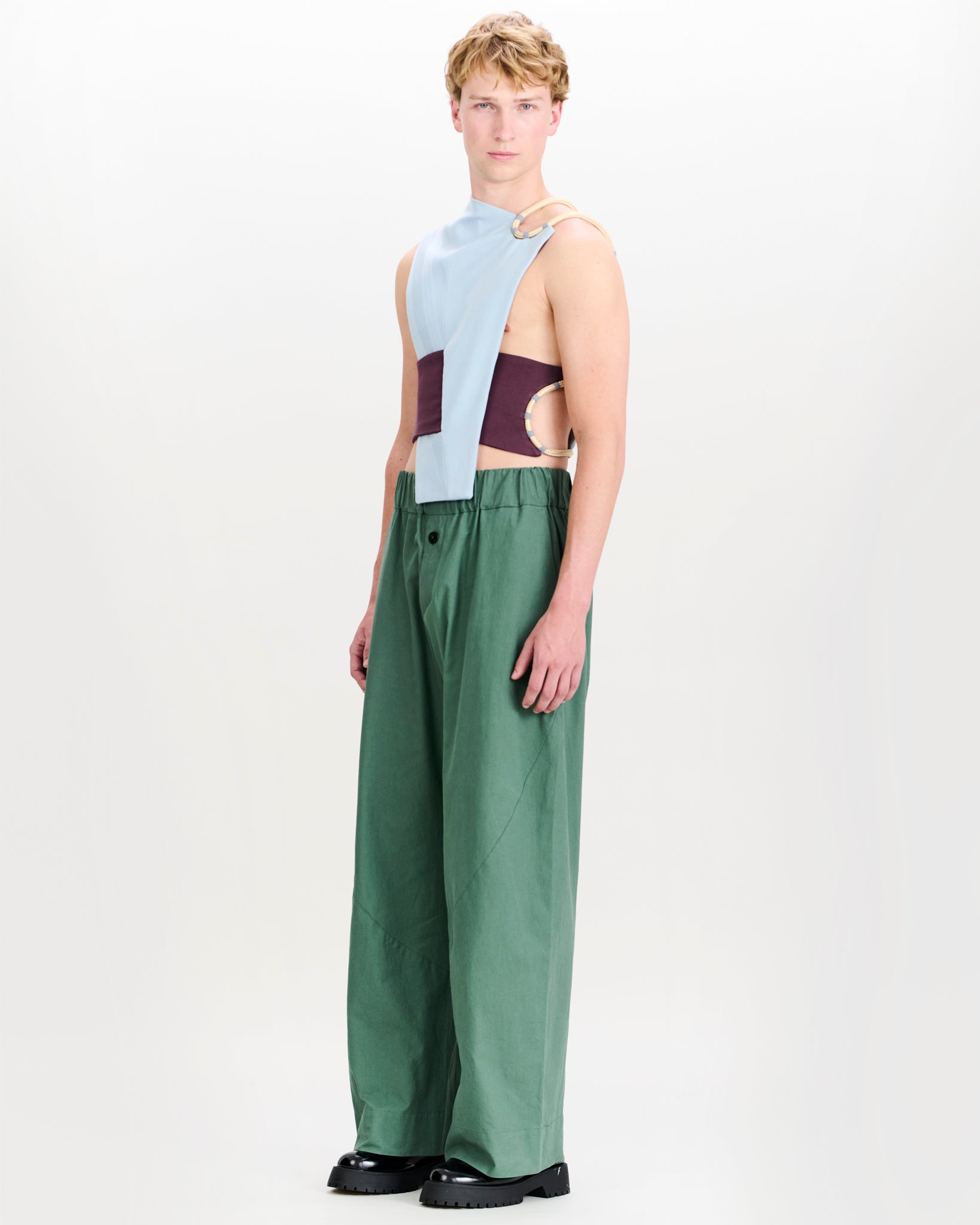 Johan Top Stormy Blue + Plum