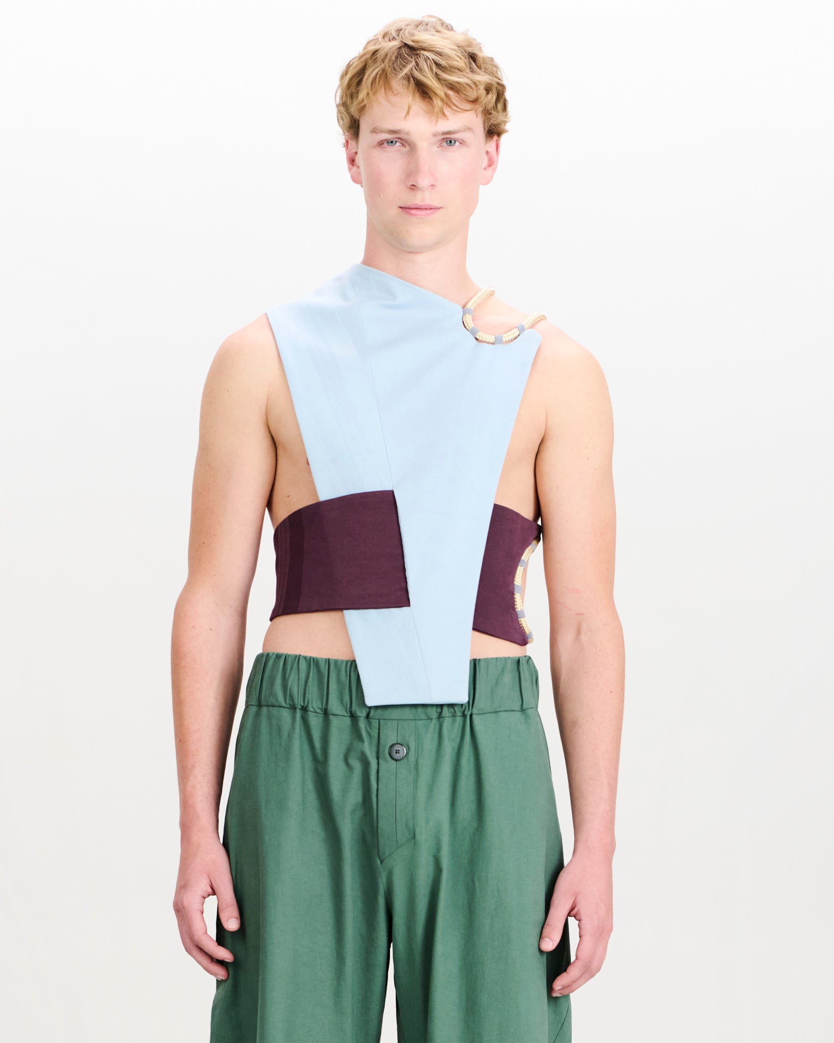 Johan Top Stormy Blue + Plum