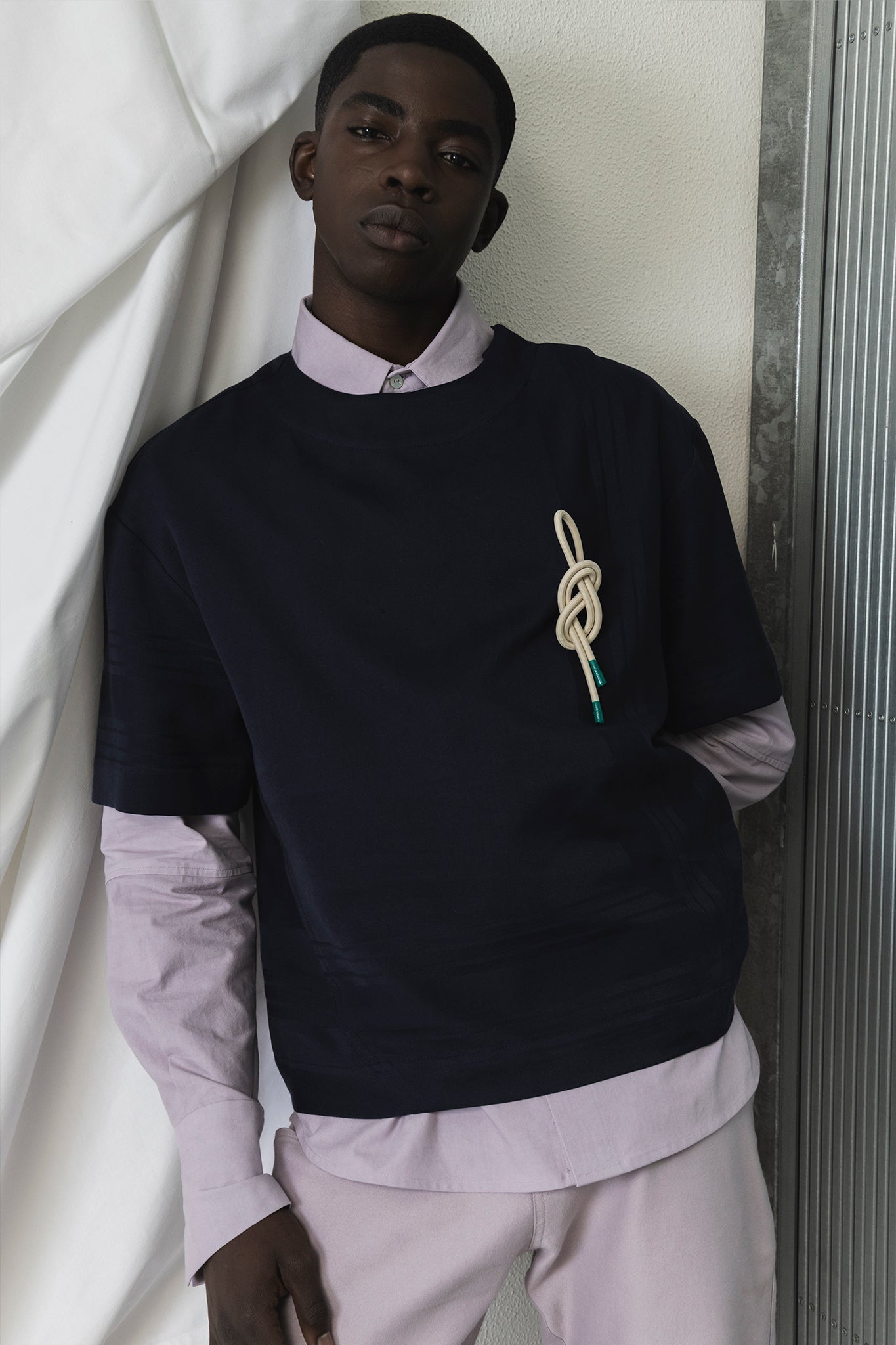 Charlie T-shirt Navy Blue