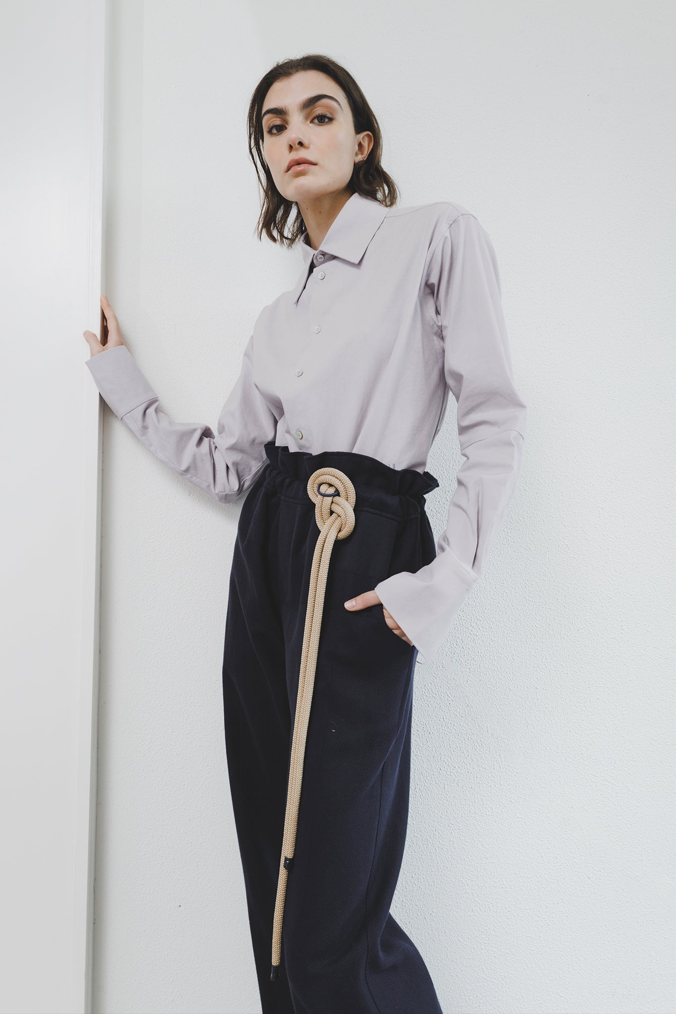 Davide Trousers Navy Blue