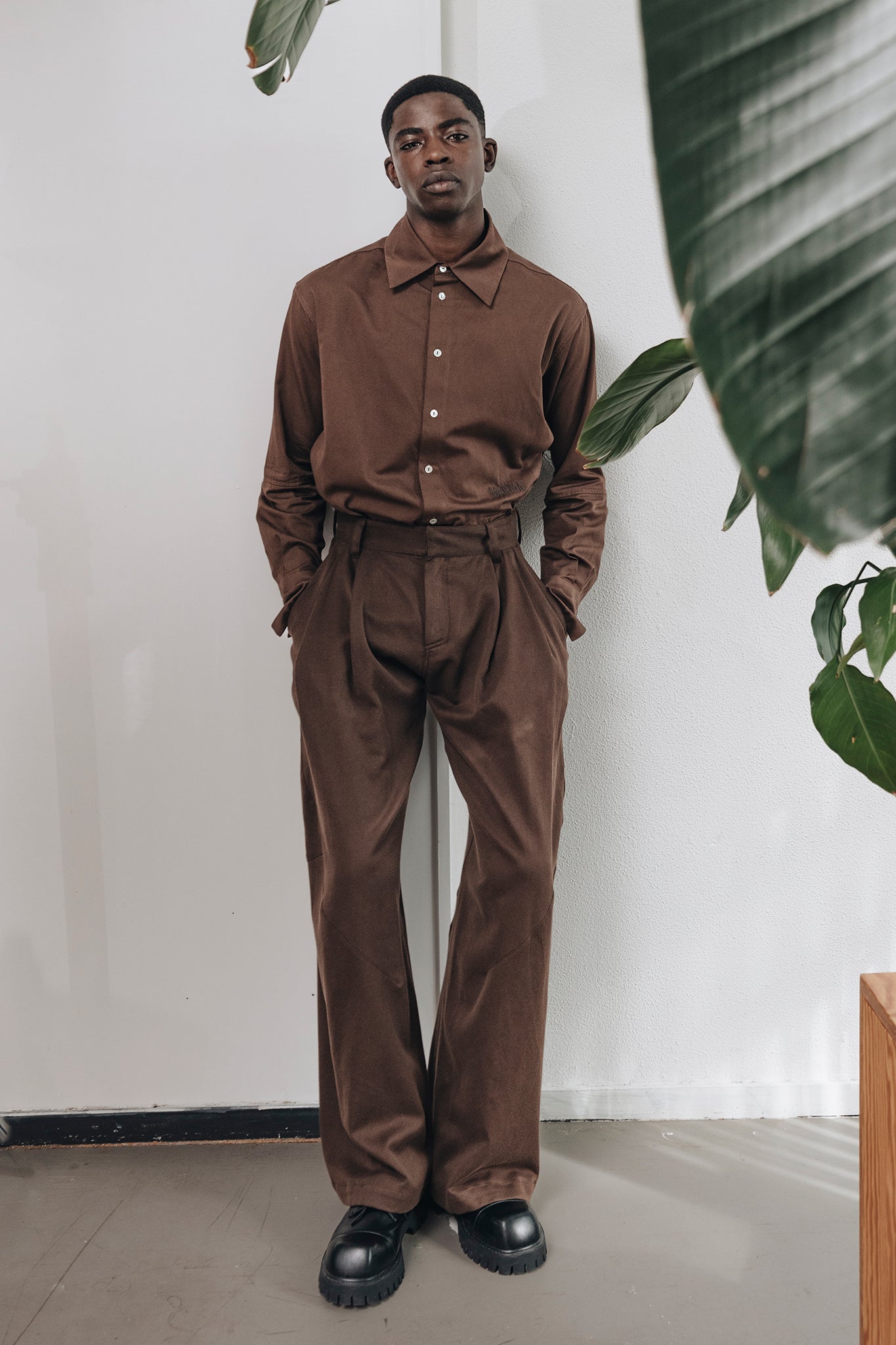 Jo Trousers Chocolate Brown